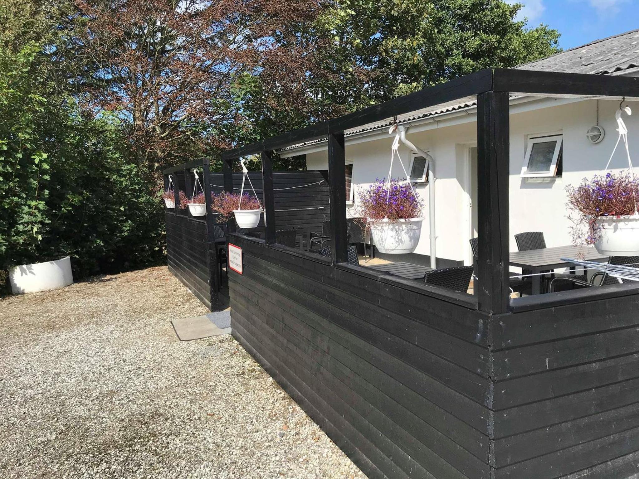 outdoor BBQ area