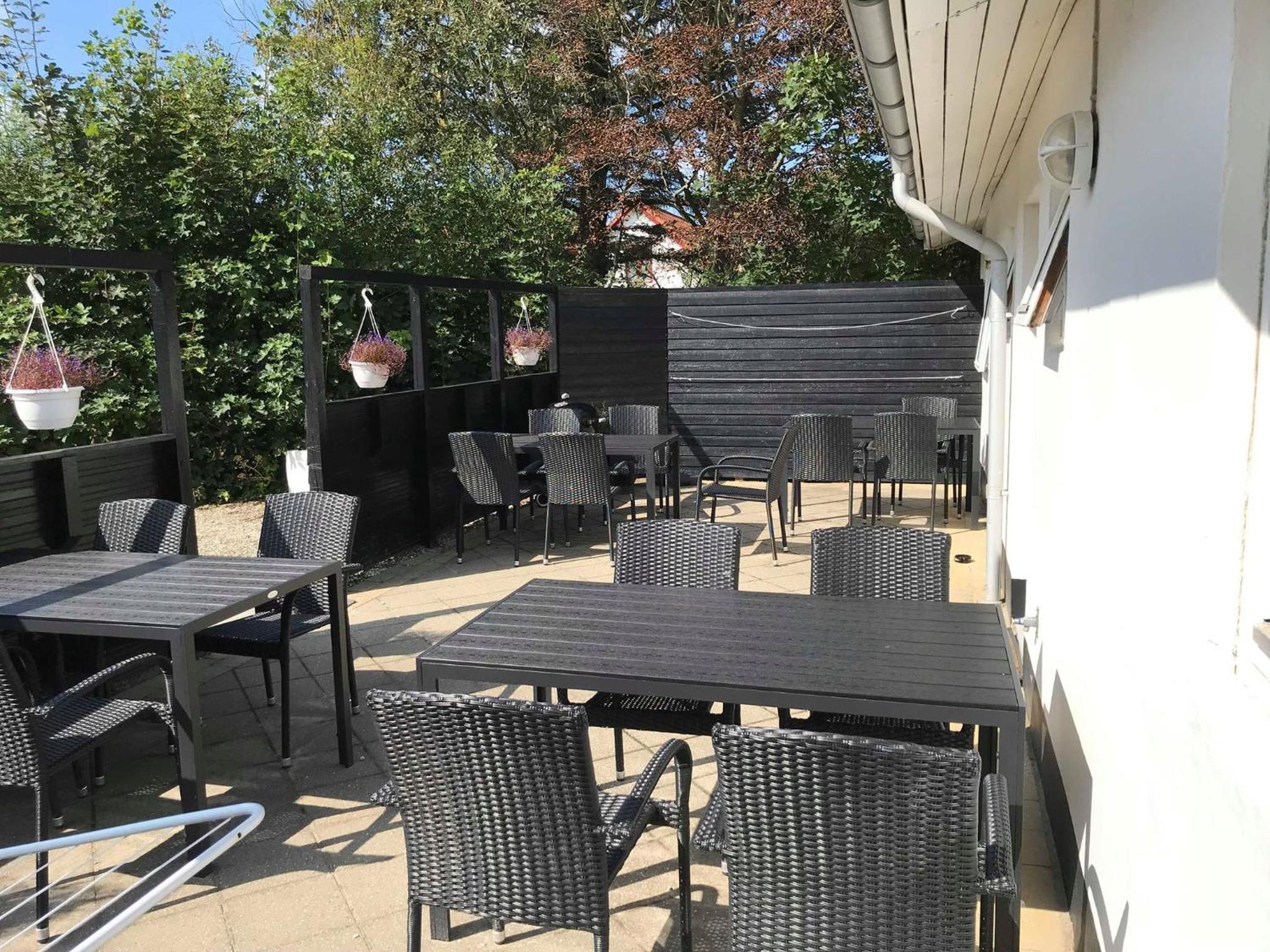 outdoor BBQ area