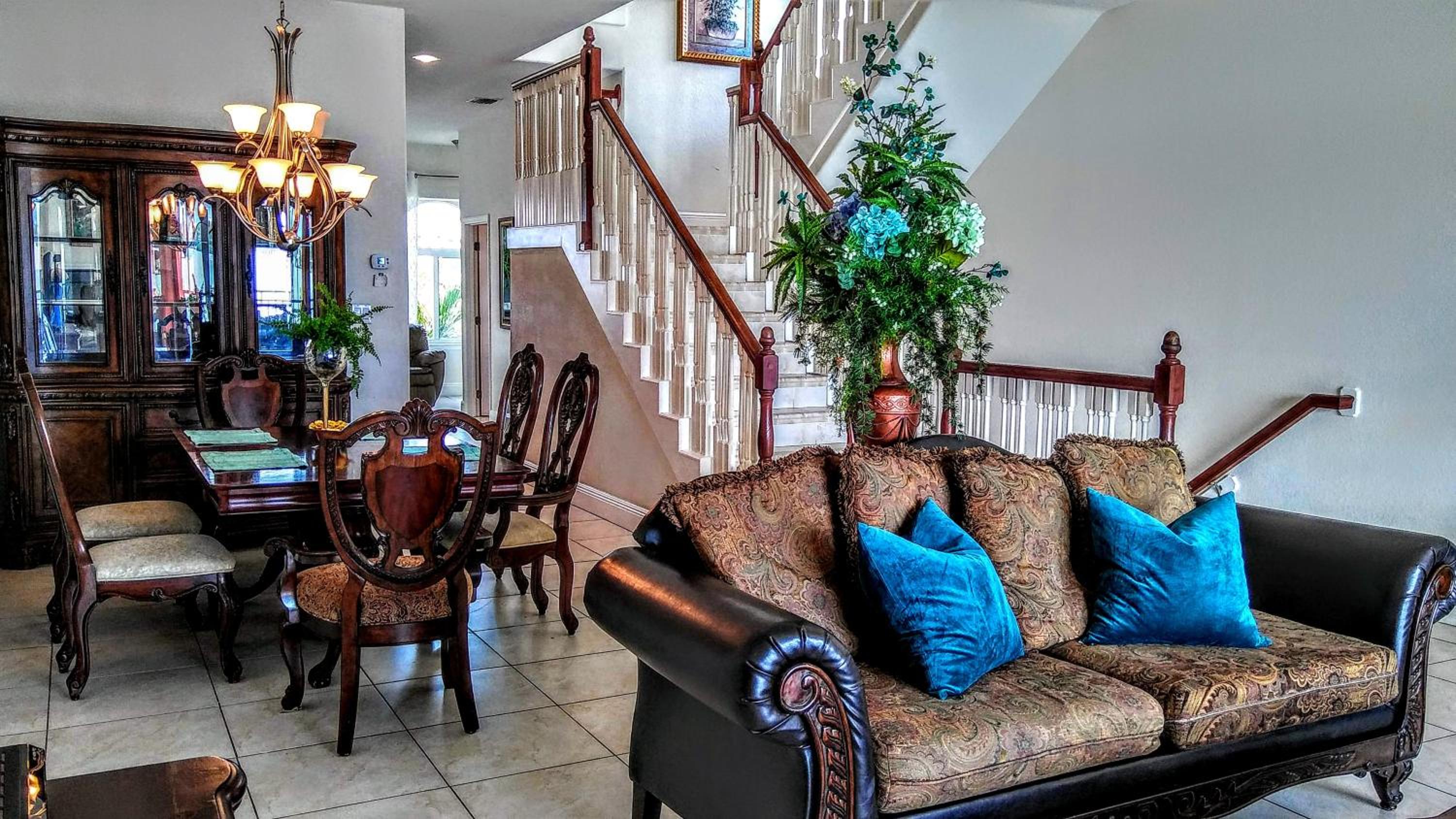 Mediterranean Three Story Beach Townhouse view 3