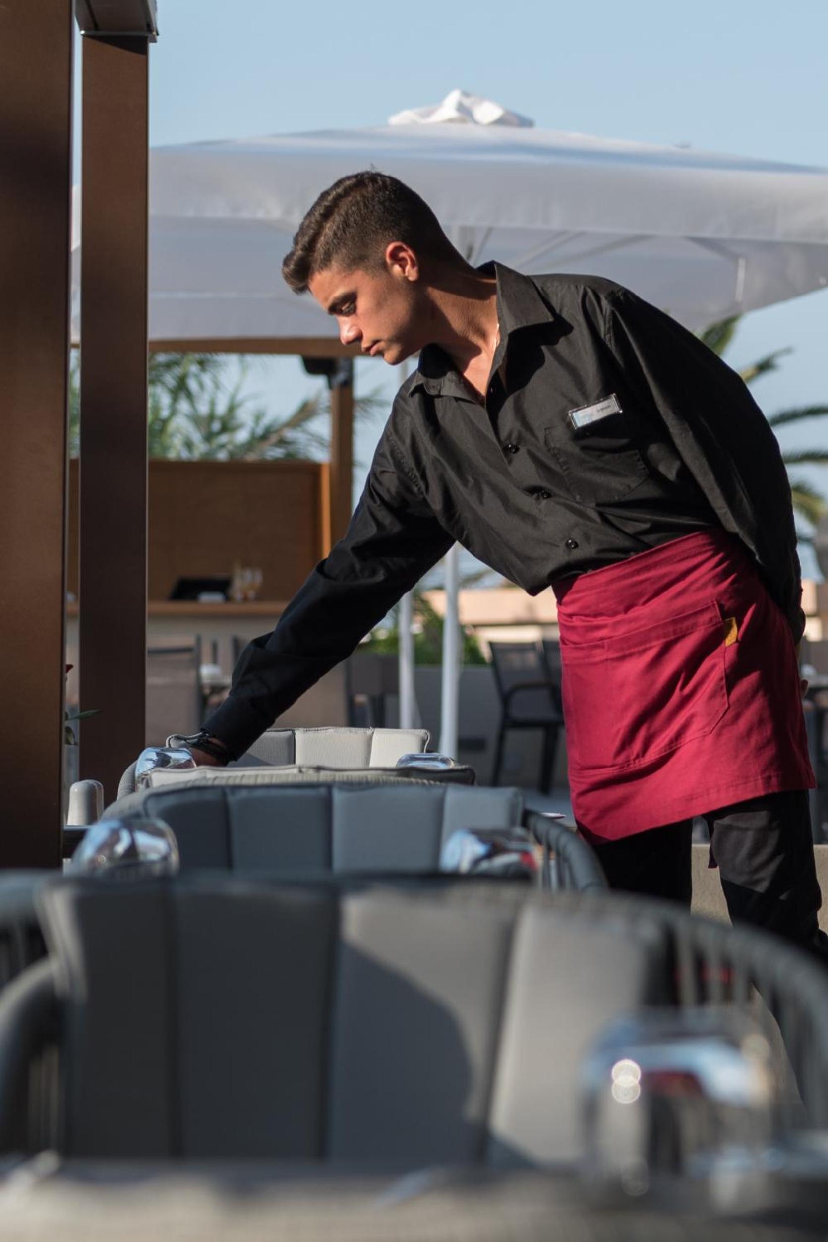 outdoor BBQ area