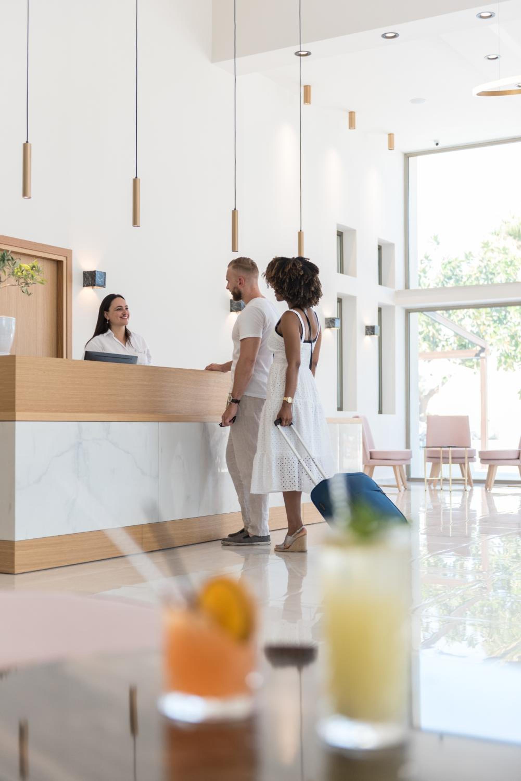 hotel reception