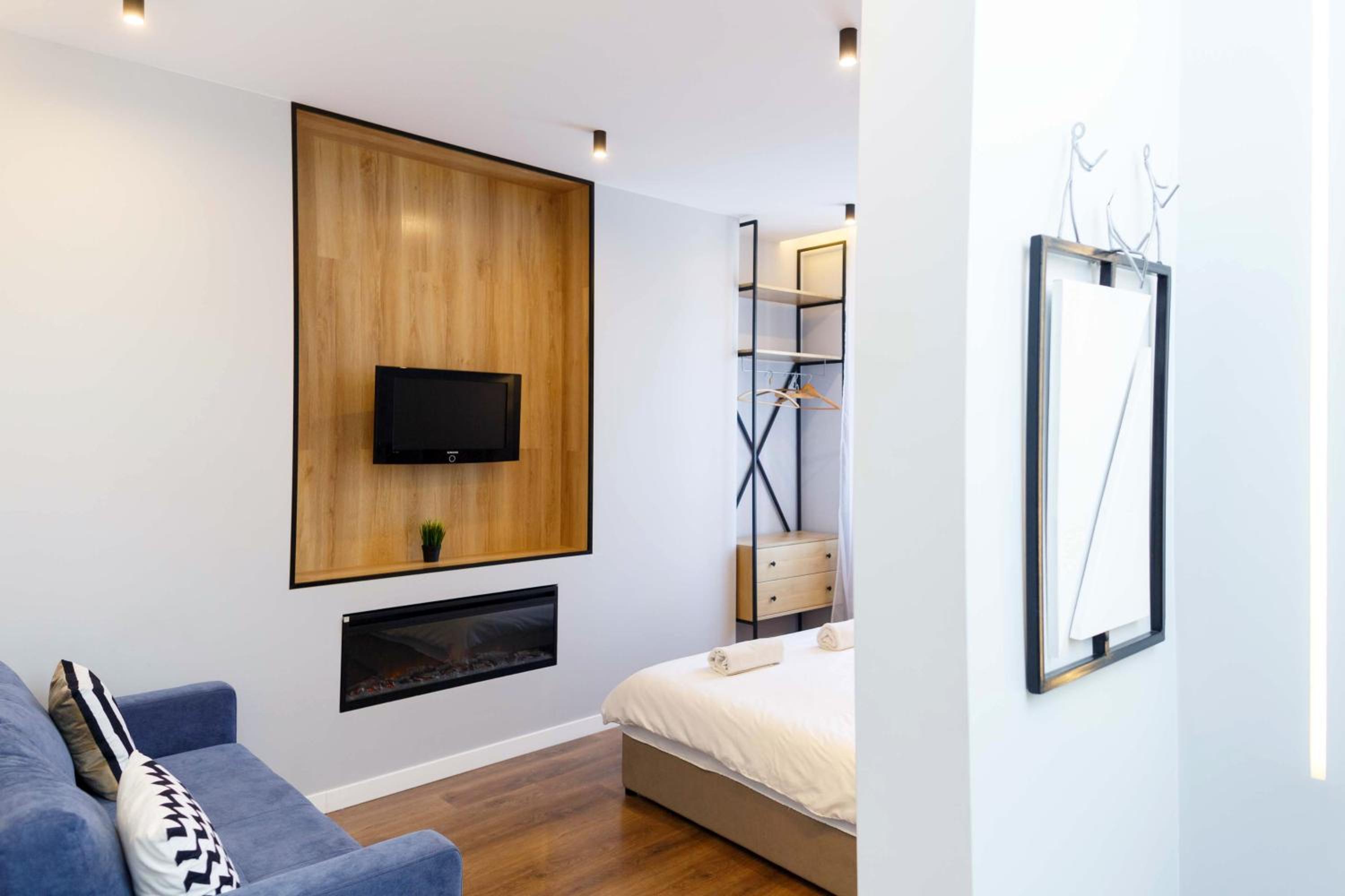 Loft apartment in old Lviv AC Fireplace