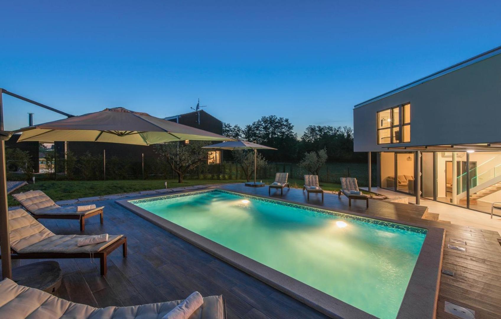 Luxury villa Fratello in Istria, private pool