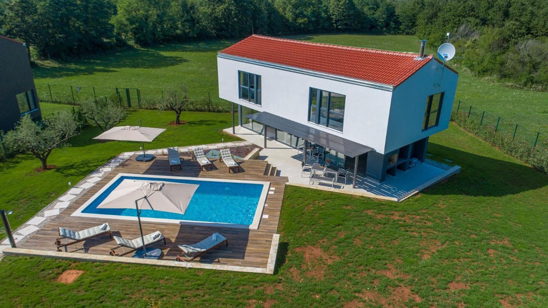 Luxury villa Fratello in Istria, private pool