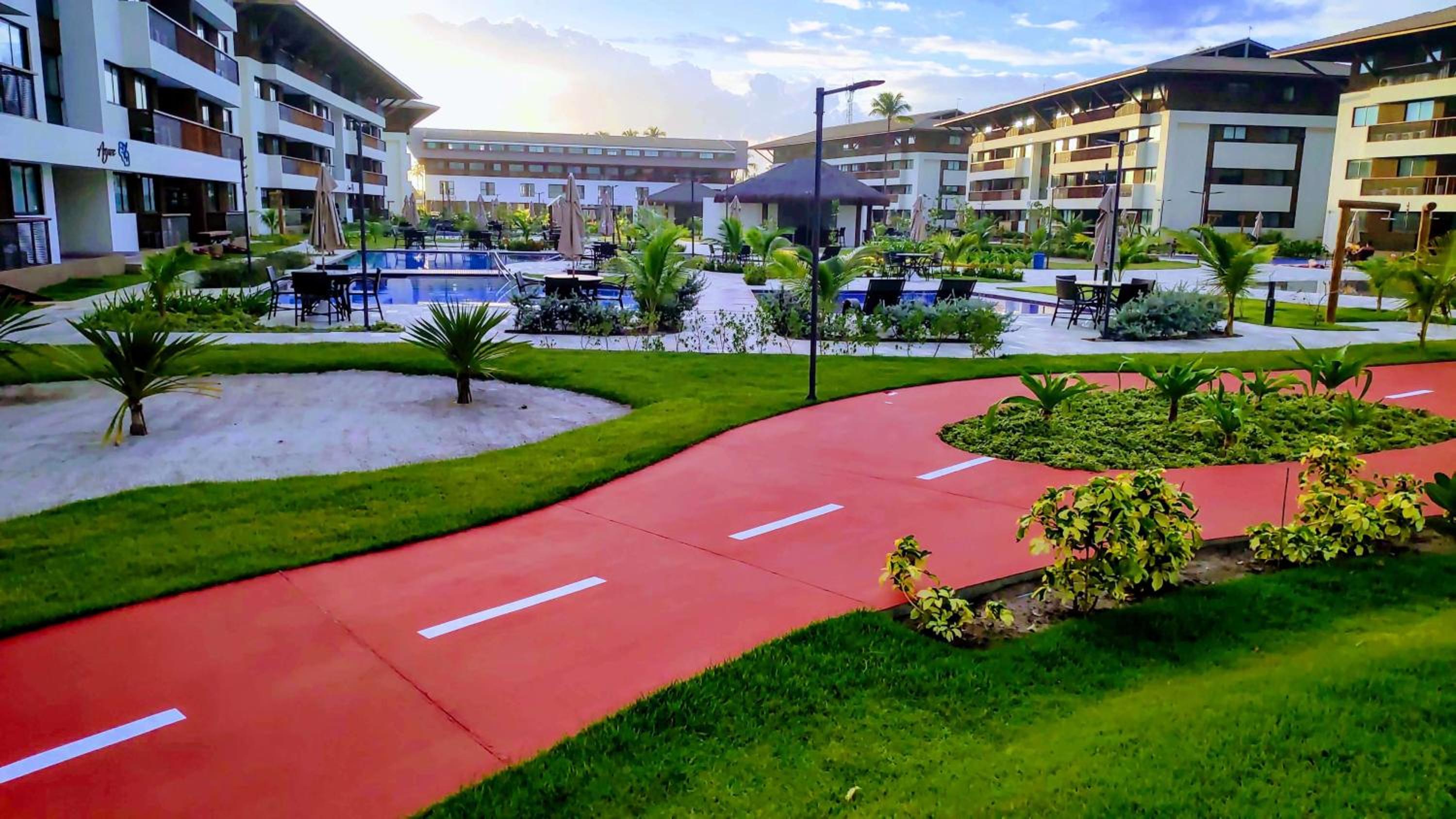 Flat Térreo Beira-Mar no resort Cupe Beach Living em Porto de Galinhas