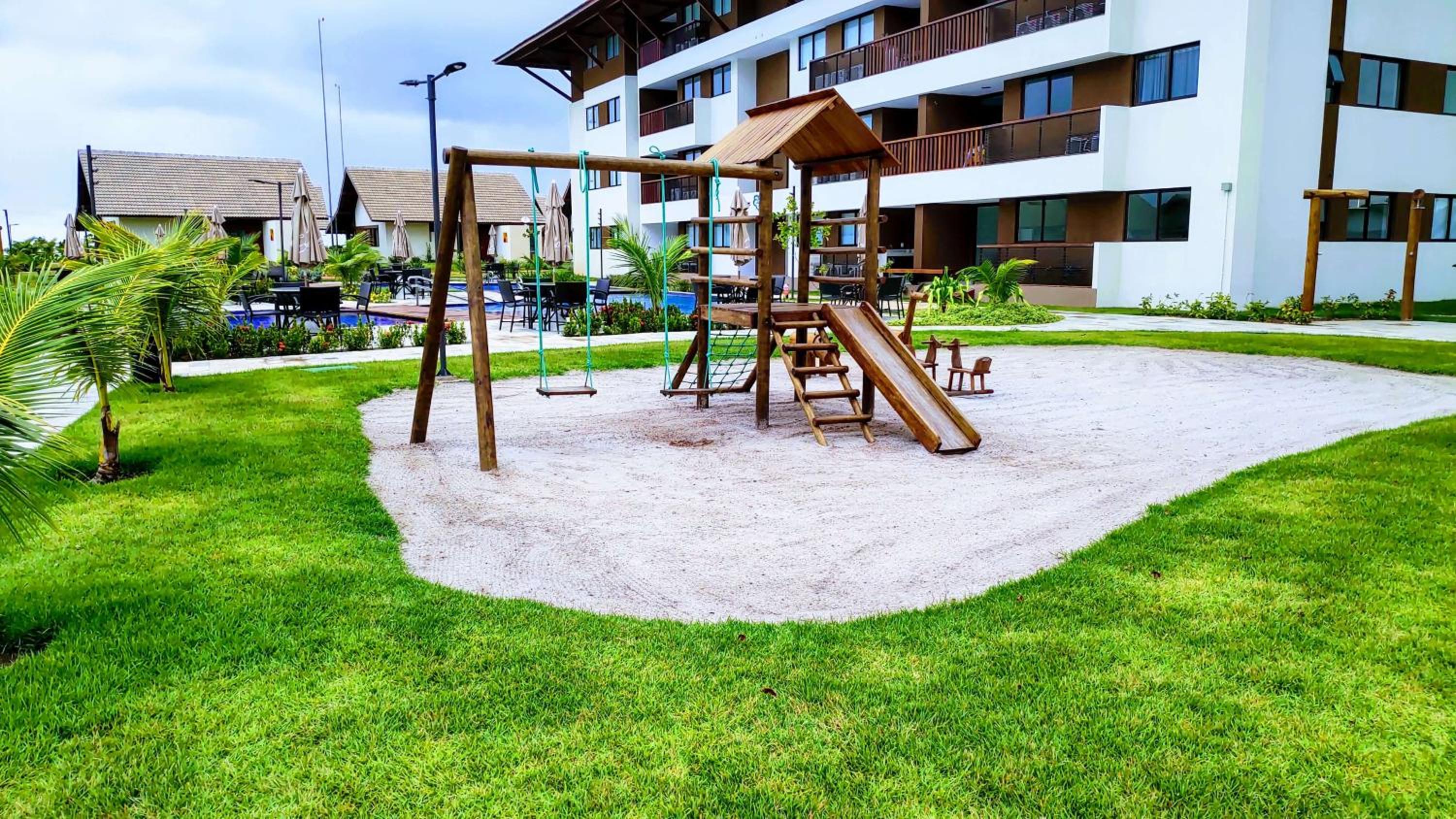 Flat Térreo Beira-Mar no resort Cupe Beach Living em Porto de Galinhas