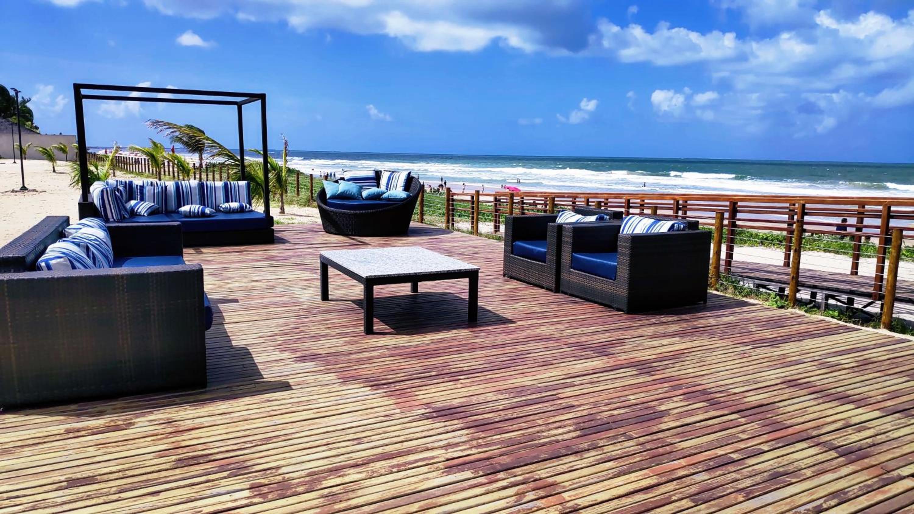 Flat Térreo Beira-Mar no resort Cupe Beach Living em Porto de Galinhas