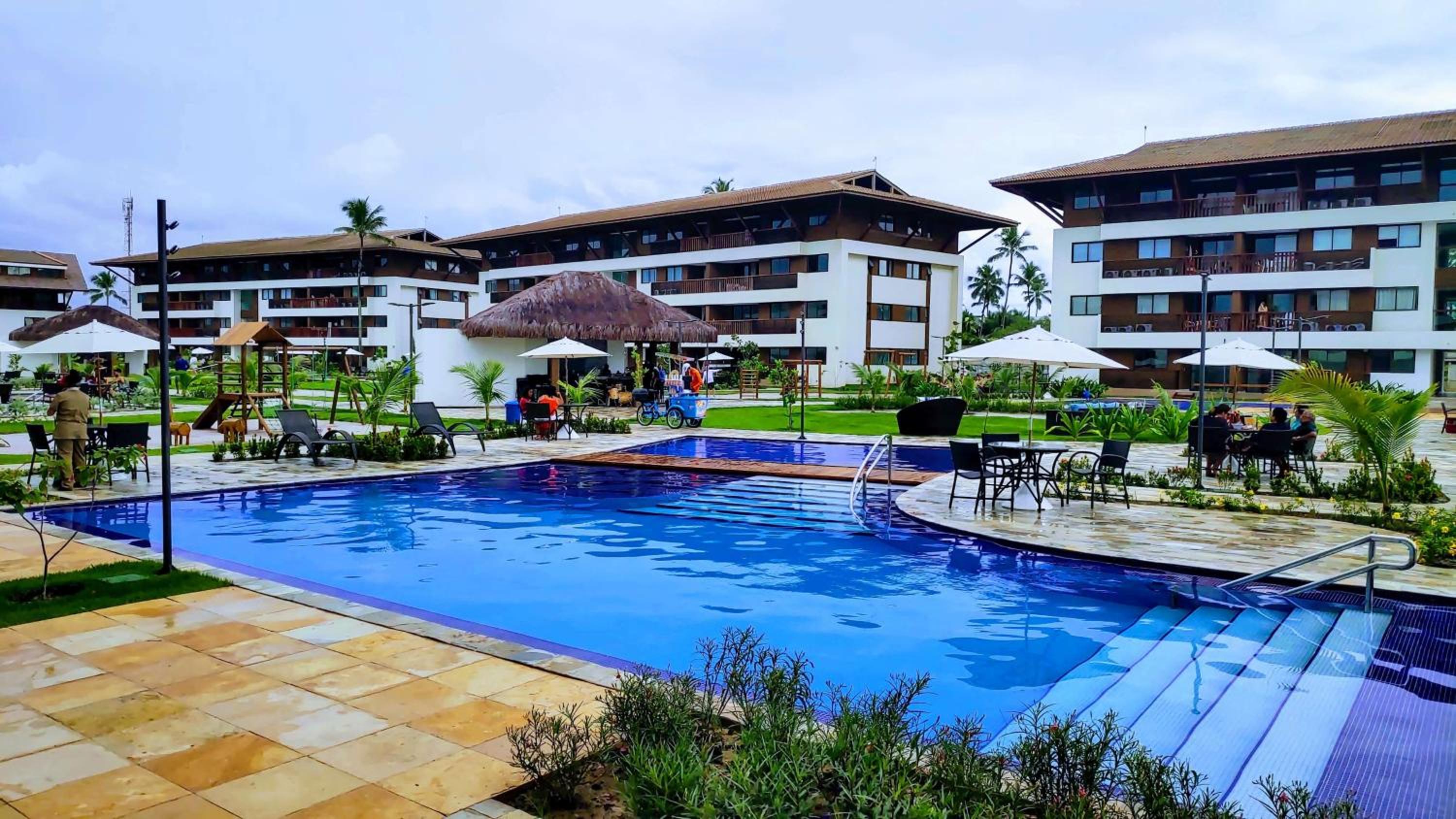 Flat Térreo Beira-Mar no resort Cupe Beach Living em Porto de Galinhas