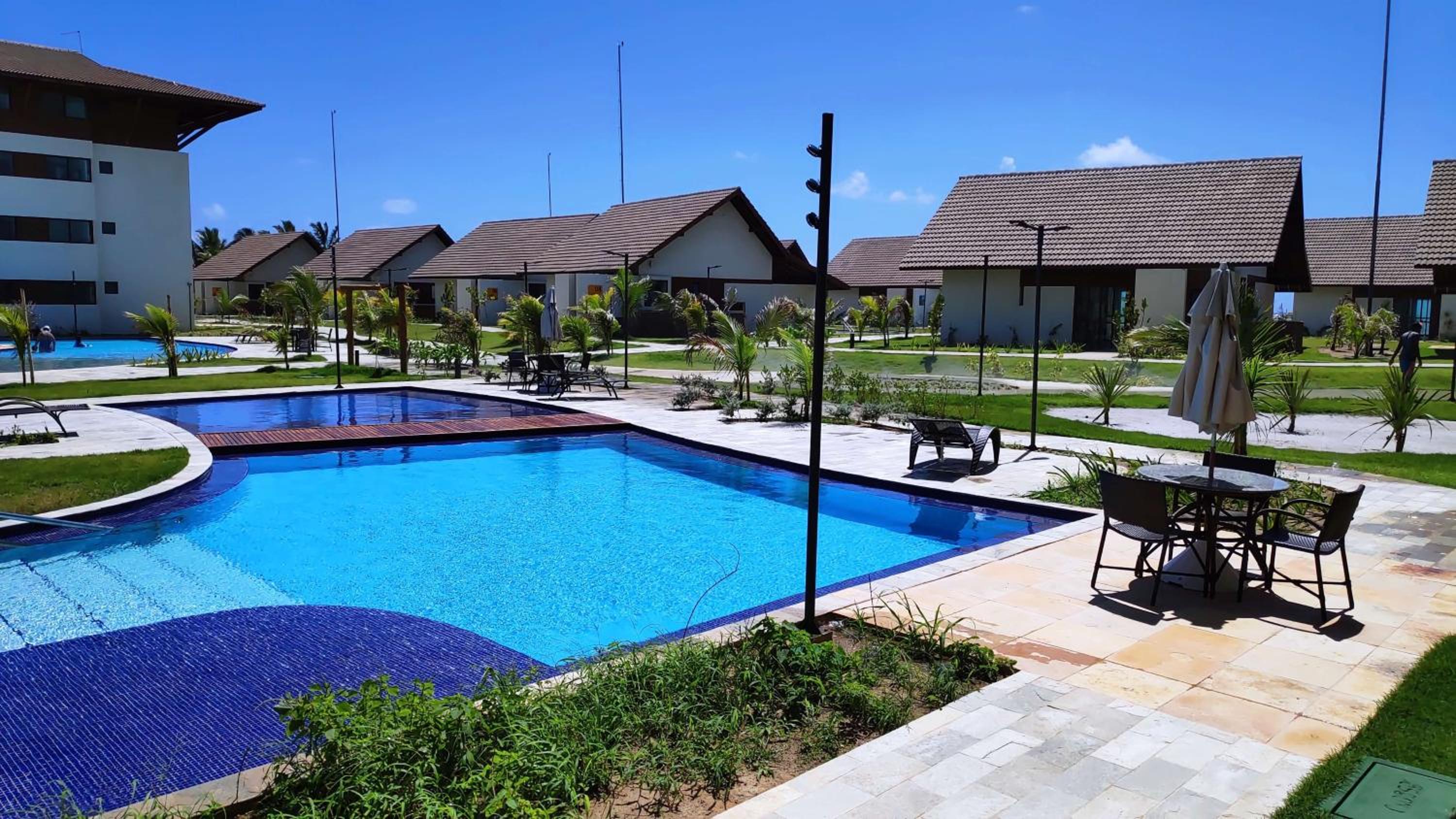 Flat Térreo Beira-Mar no resort Cupe Beach Living em Porto de Galinhas