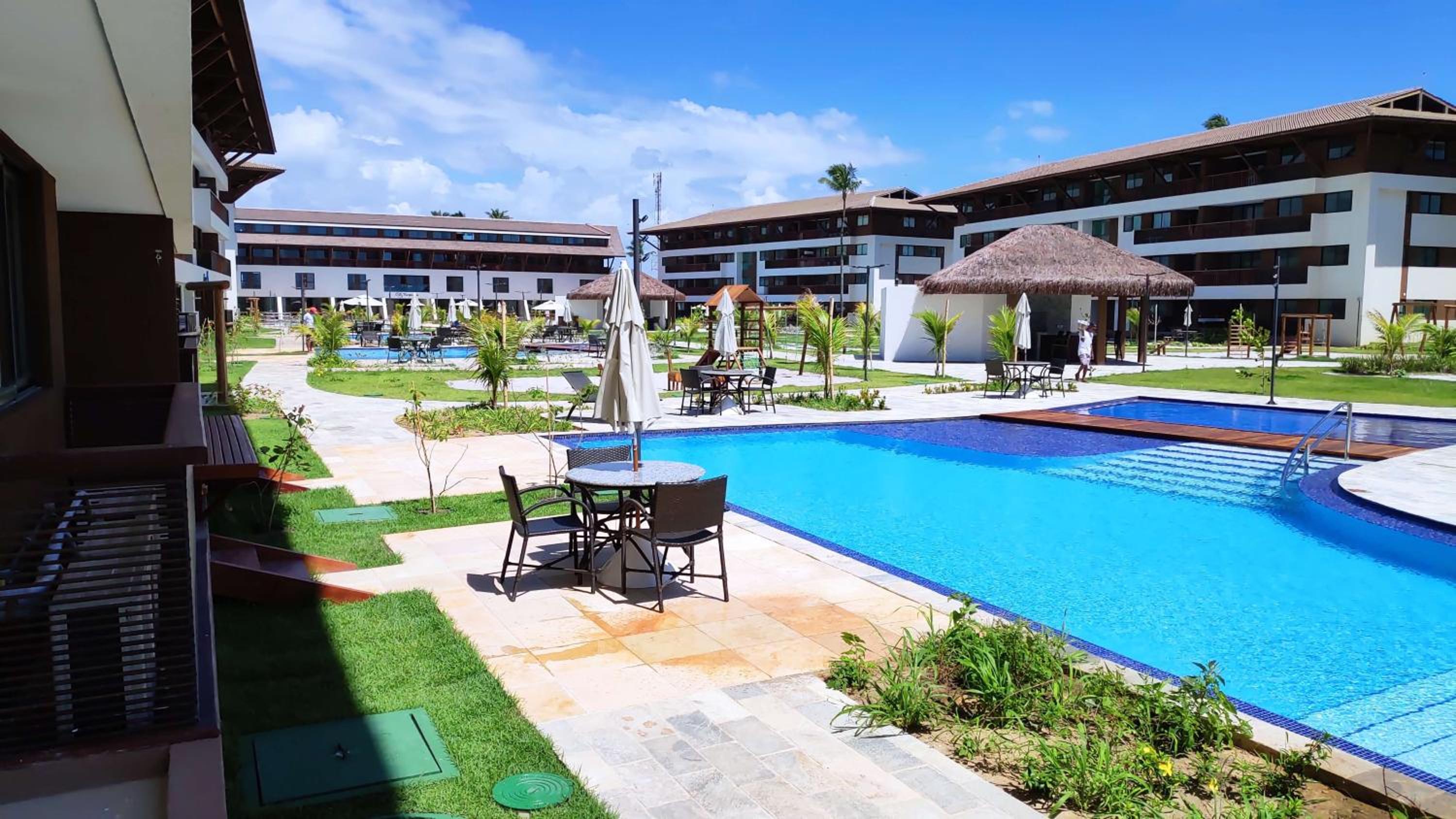 Flat Térreo Beira-Mar no resort Cupe Beach Living em Porto de Galinhas