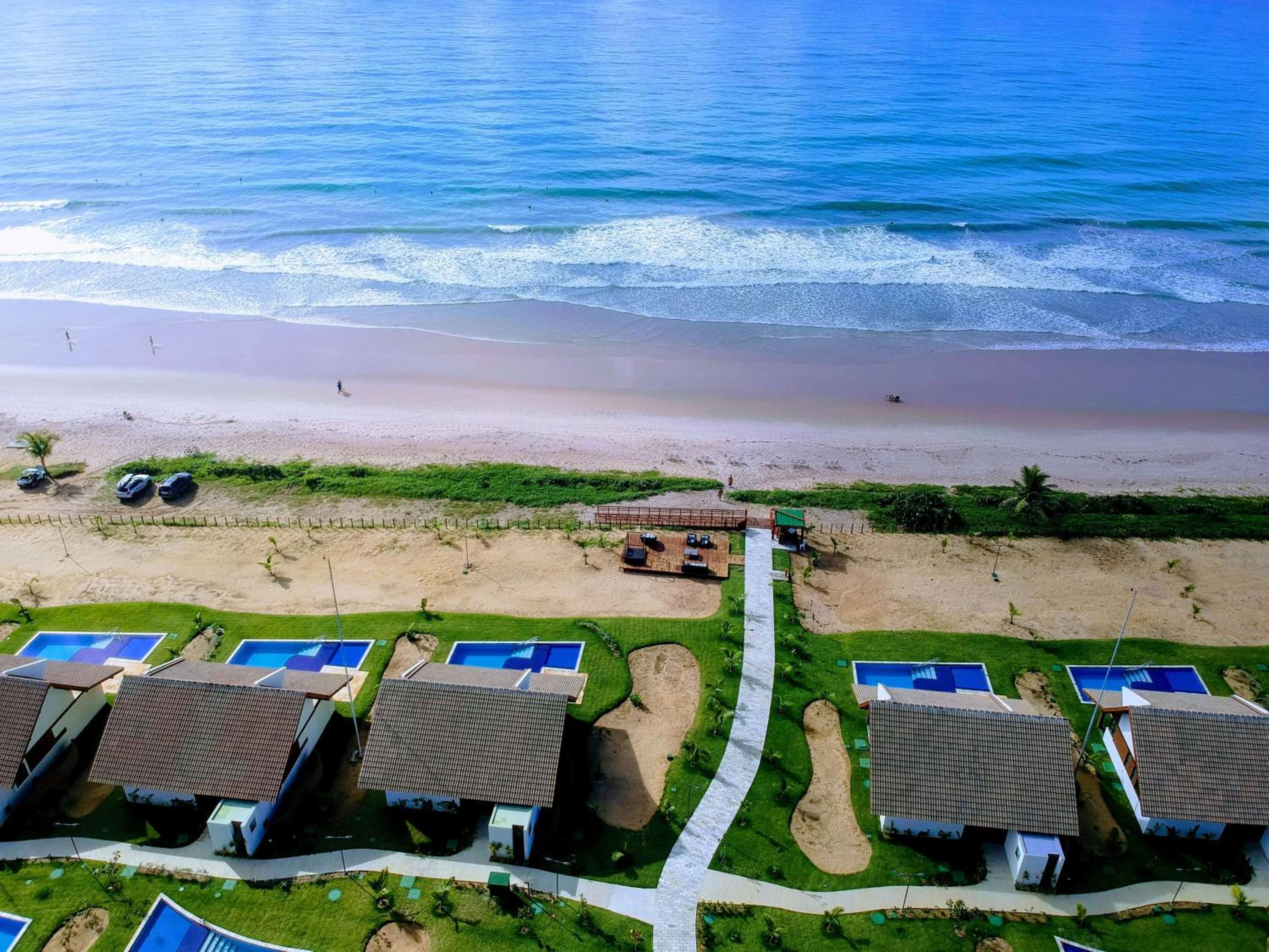 Flat Térreo Beira-Mar no resort Cupe Beach Living em Porto de Galinhas