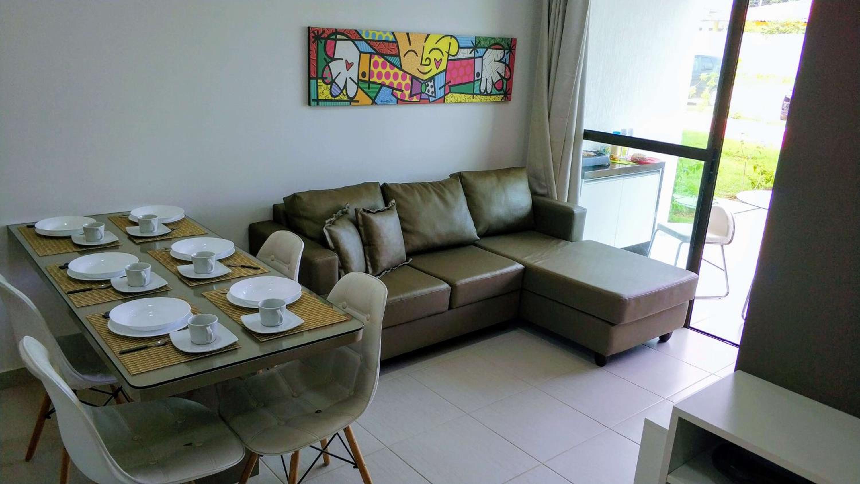 Flat Térreo Beira-Mar no resort Cupe Beach Living em Porto de Galinhas