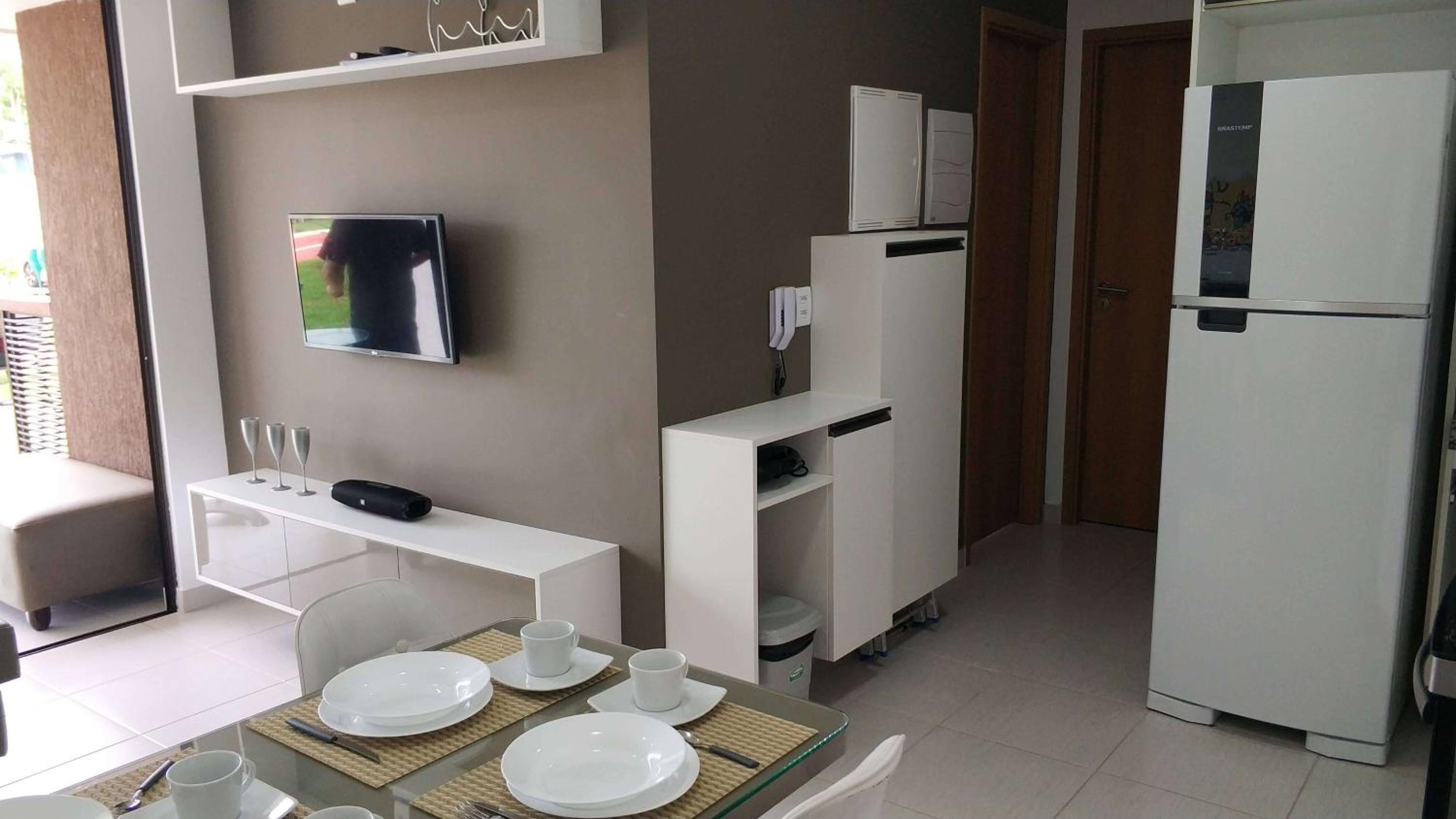 Flat Térreo Beira-Mar no resort Cupe Beach Living em Porto de Galinhas