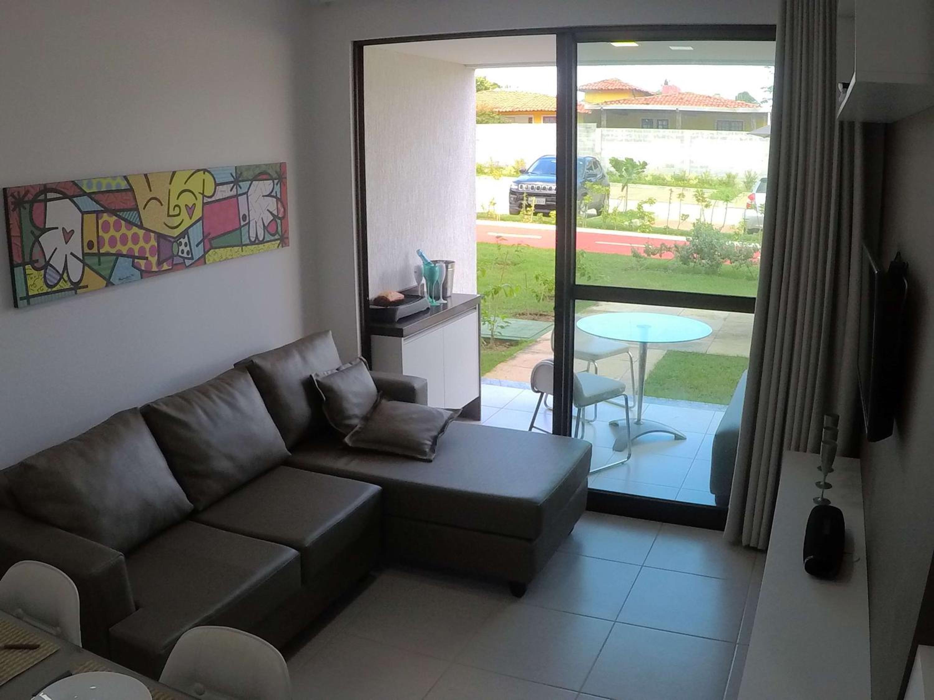 Flat Térreo Beira-Mar no resort Cupe Beach Living em Porto de Galinhas