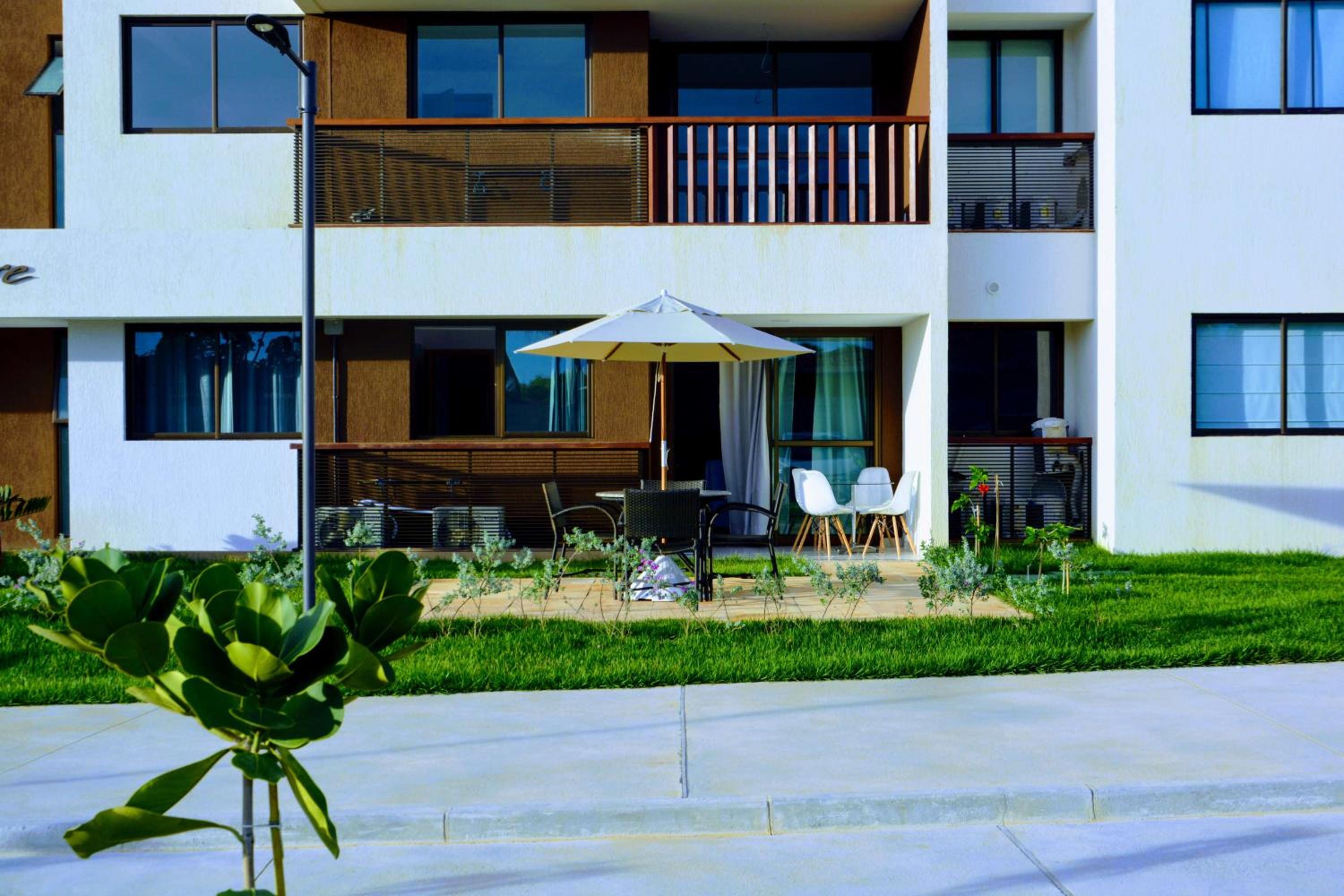 Flat Térreo Beira-Mar no resort Cupe Beach Living em Porto de Galinhas