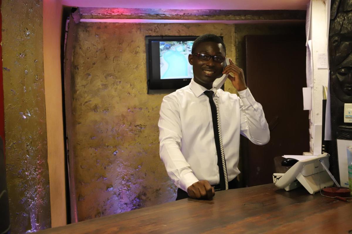hotel reception
