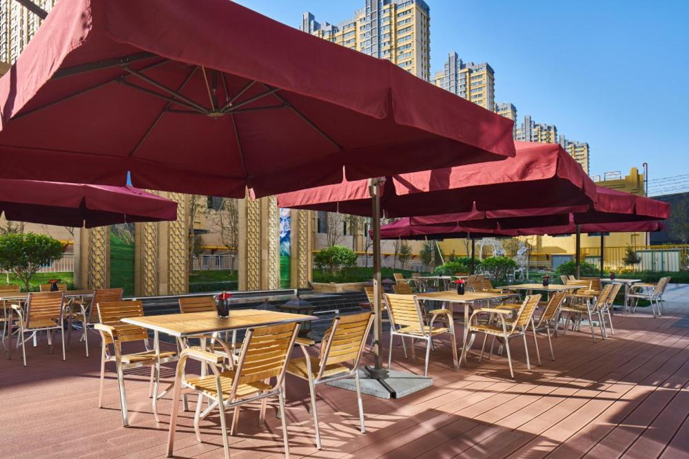 outdoor BBQ area