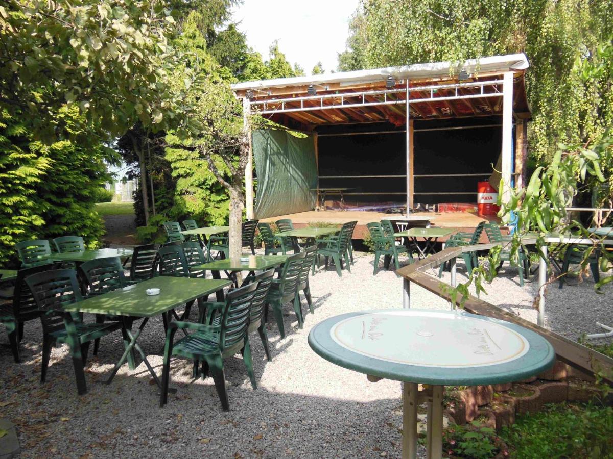 outdoor BBQ area