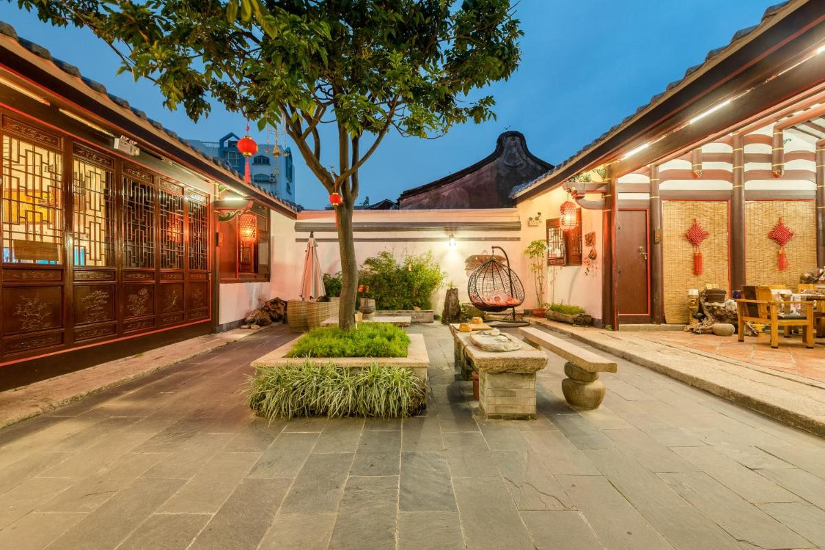 outdoor BBQ area