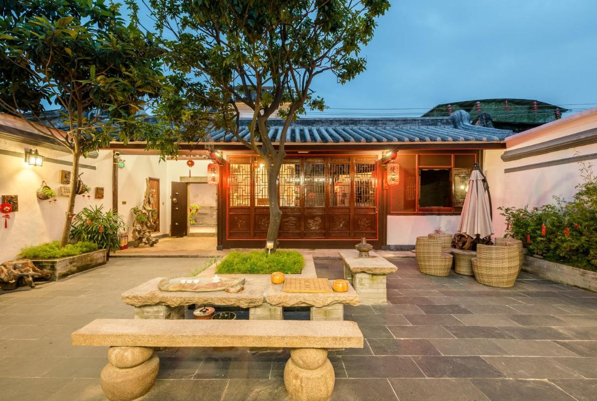 outdoor BBQ area