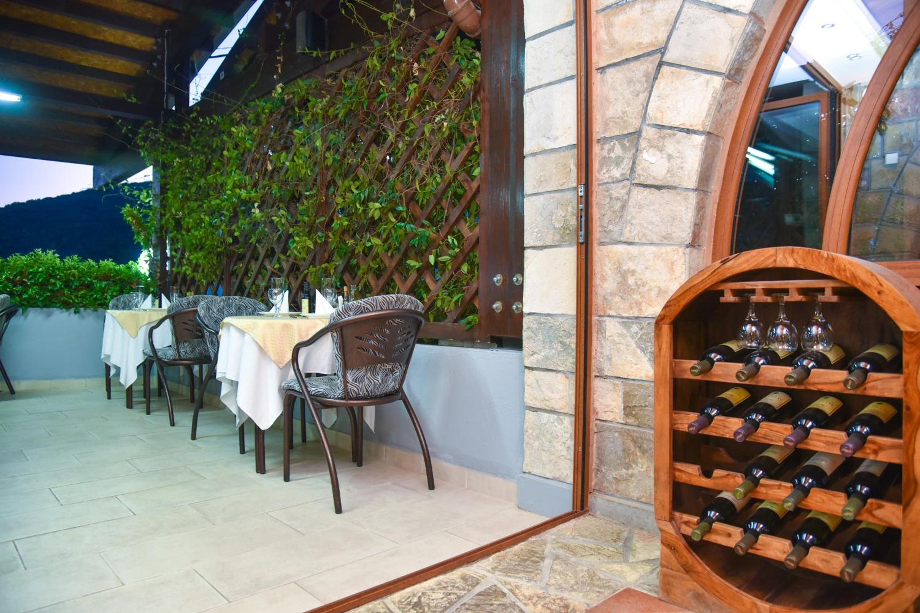 outdoor BBQ area