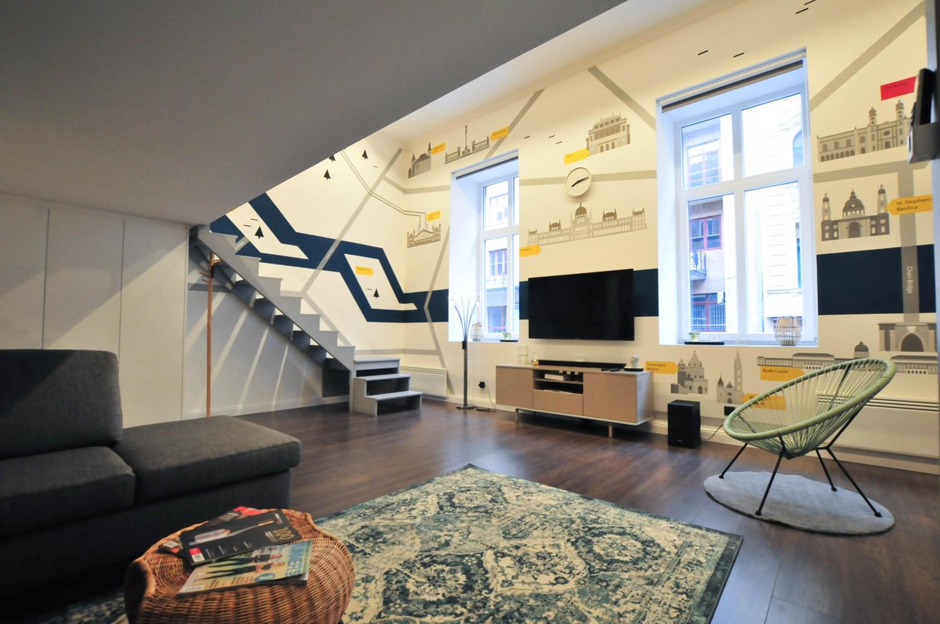 City Center Apartment with Budapest Design view 3