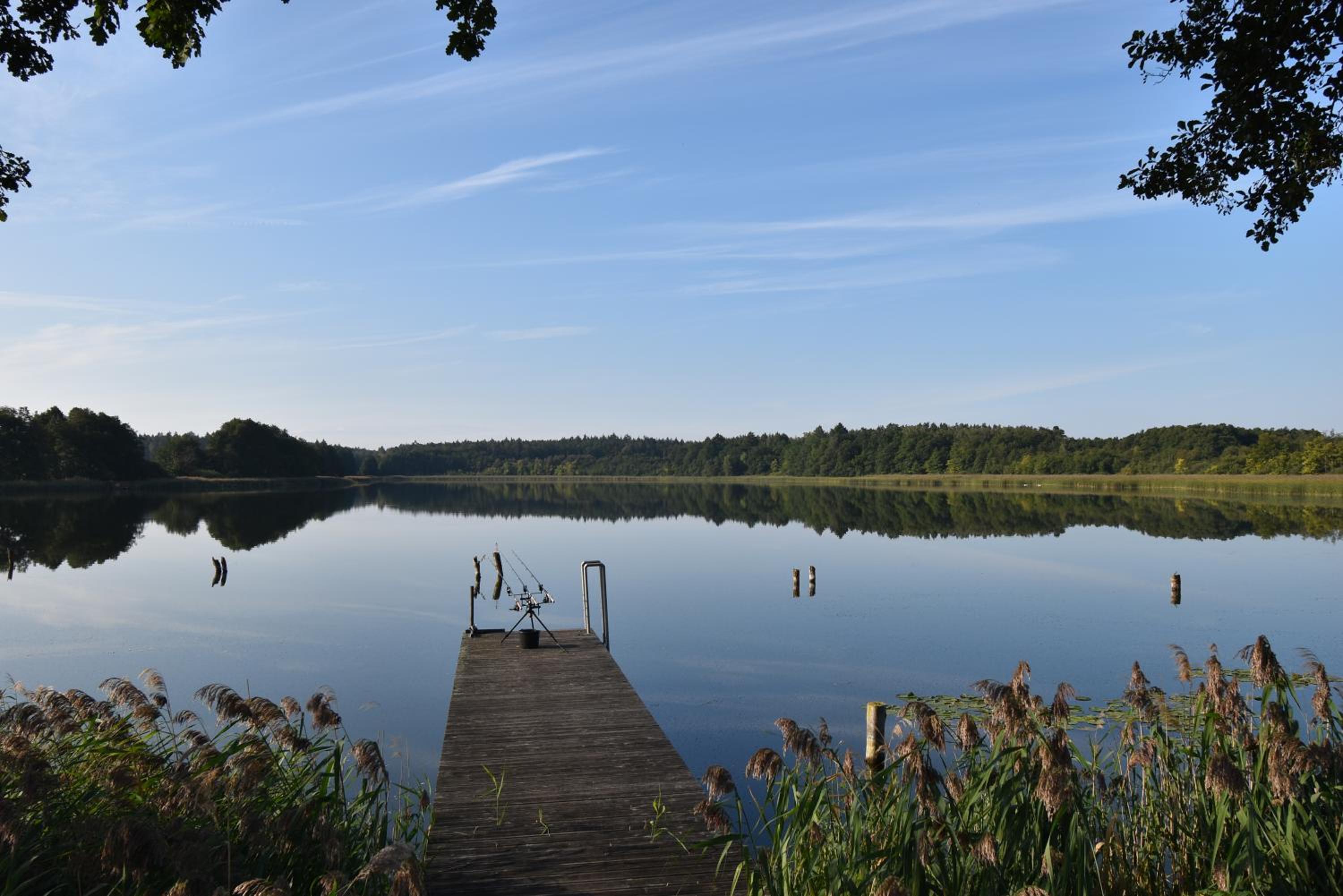 Luxus-See-Domizil mit Sauna, Kamin und Boot-130 qm für 6 Personen