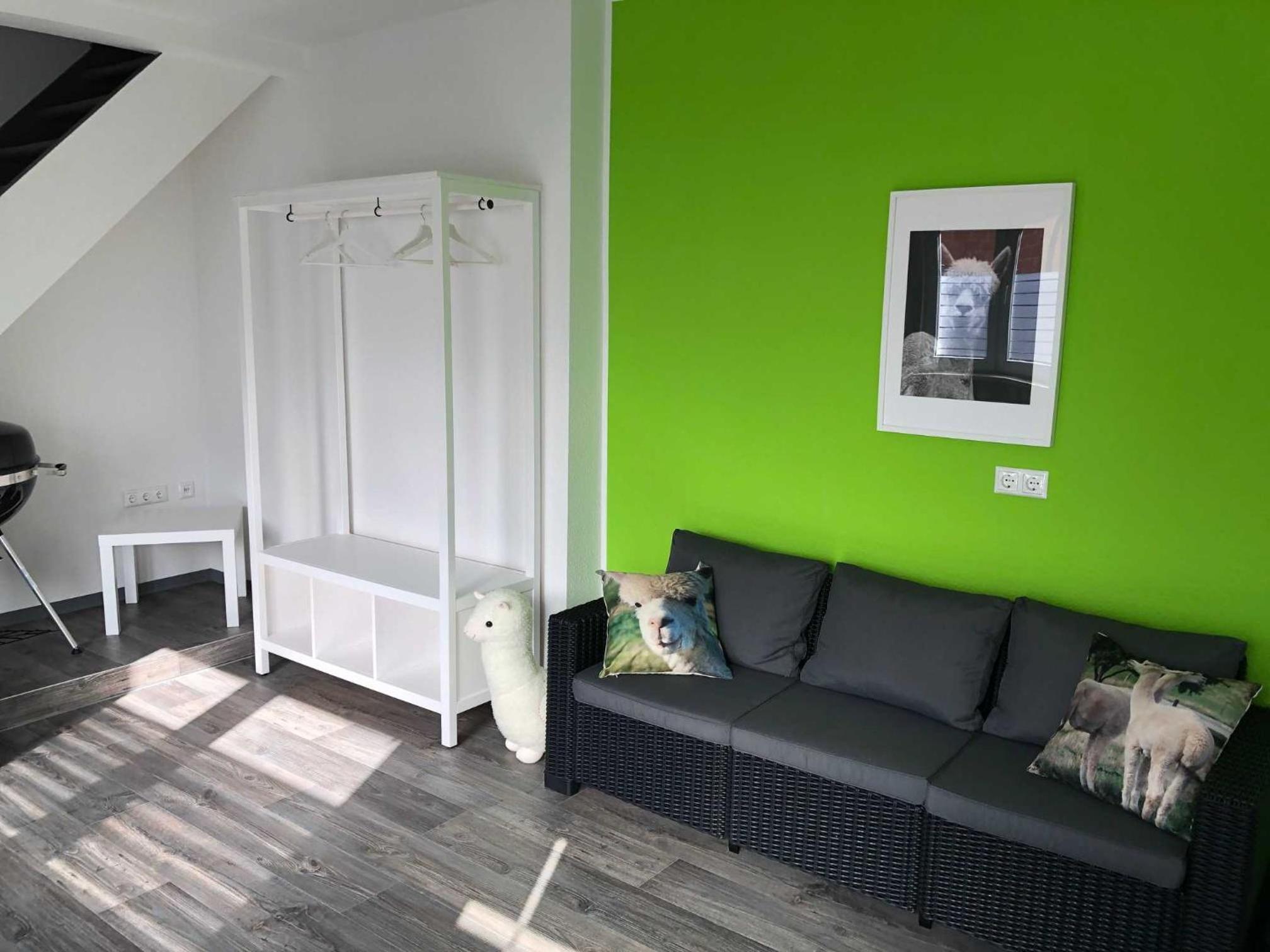 Ferienwohnung Alpakas im Nebel