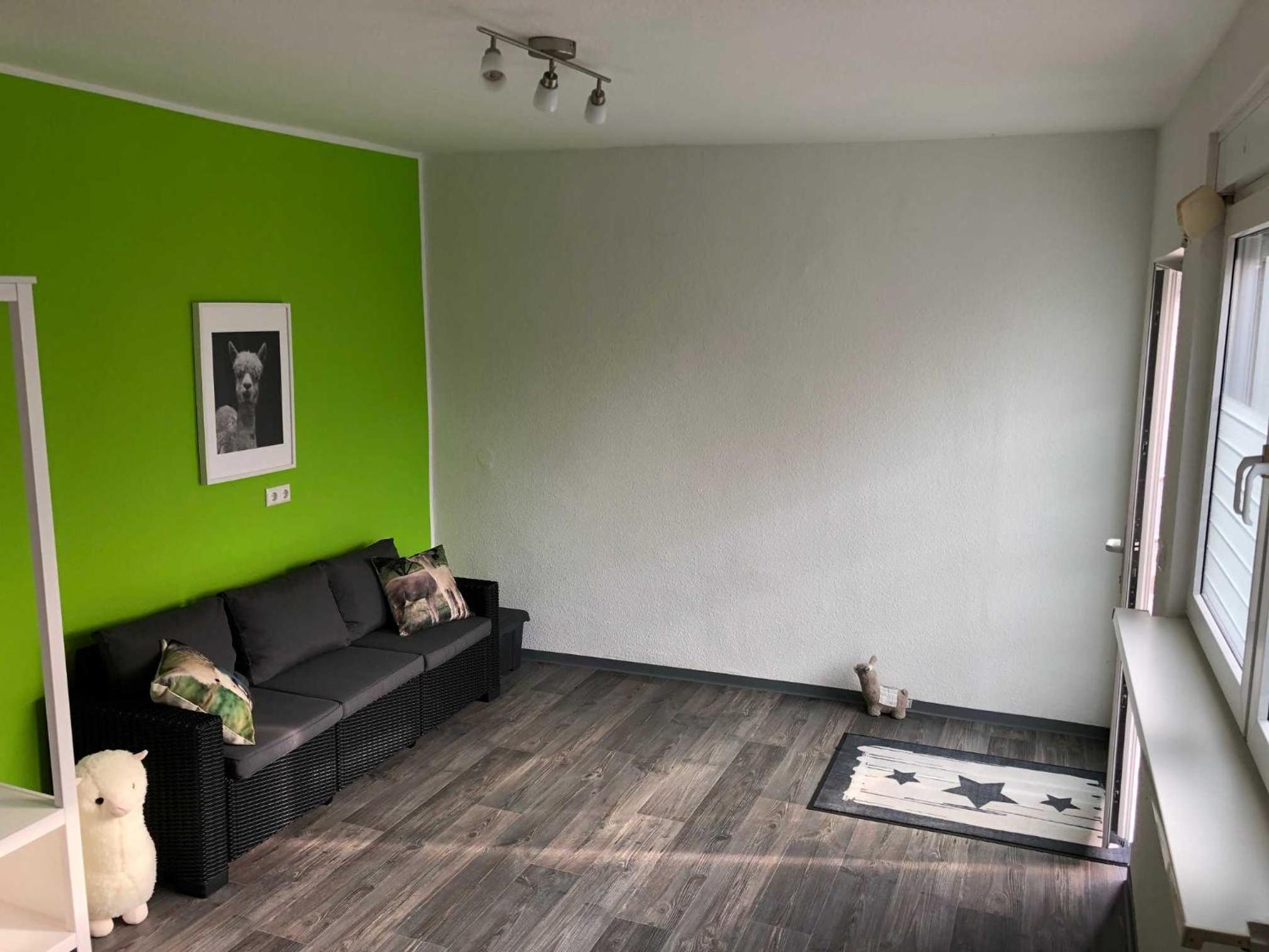 Ferienwohnung Alpakas im Nebel