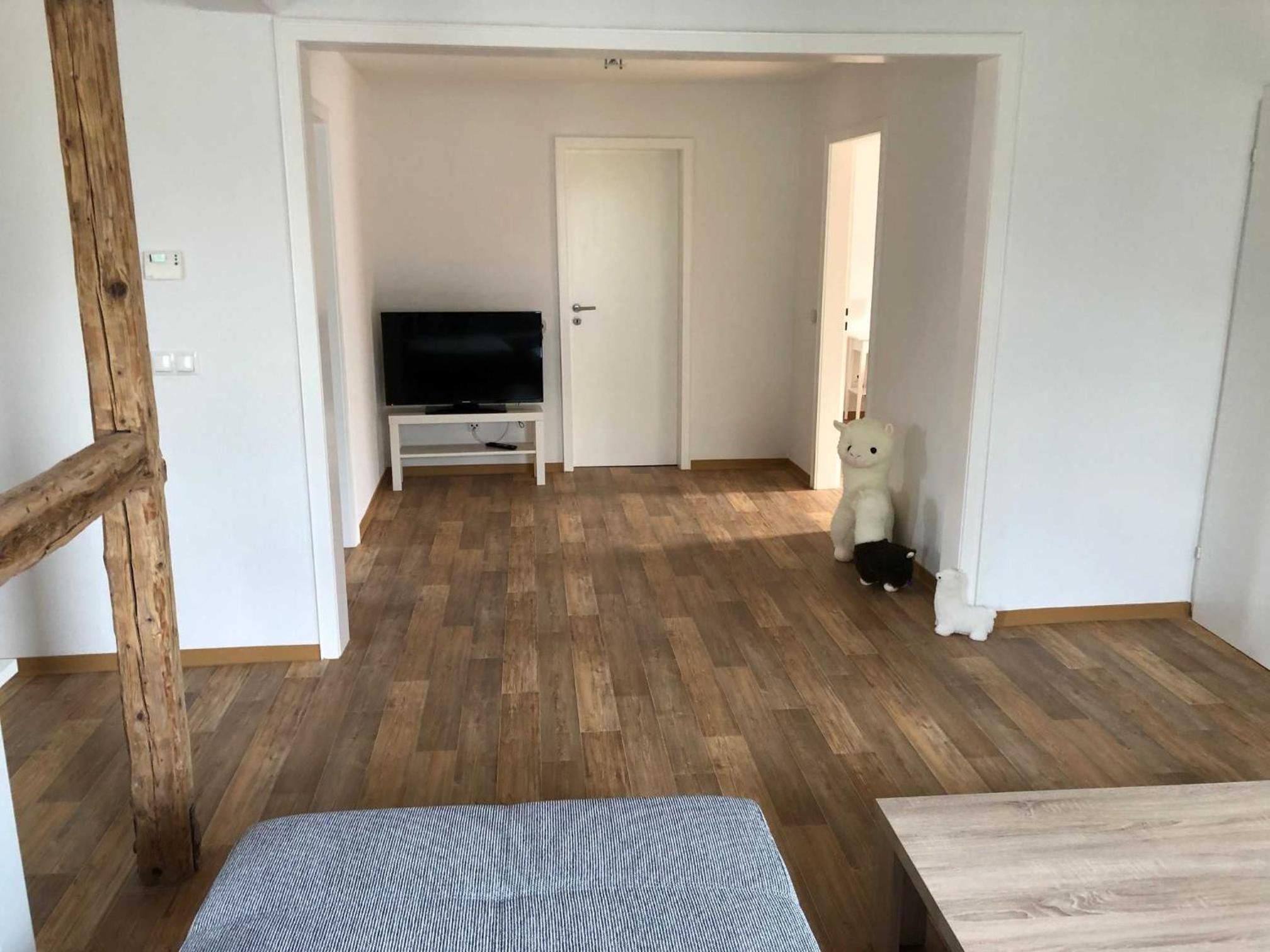 Ferienwohnung Alpakas im Nebel