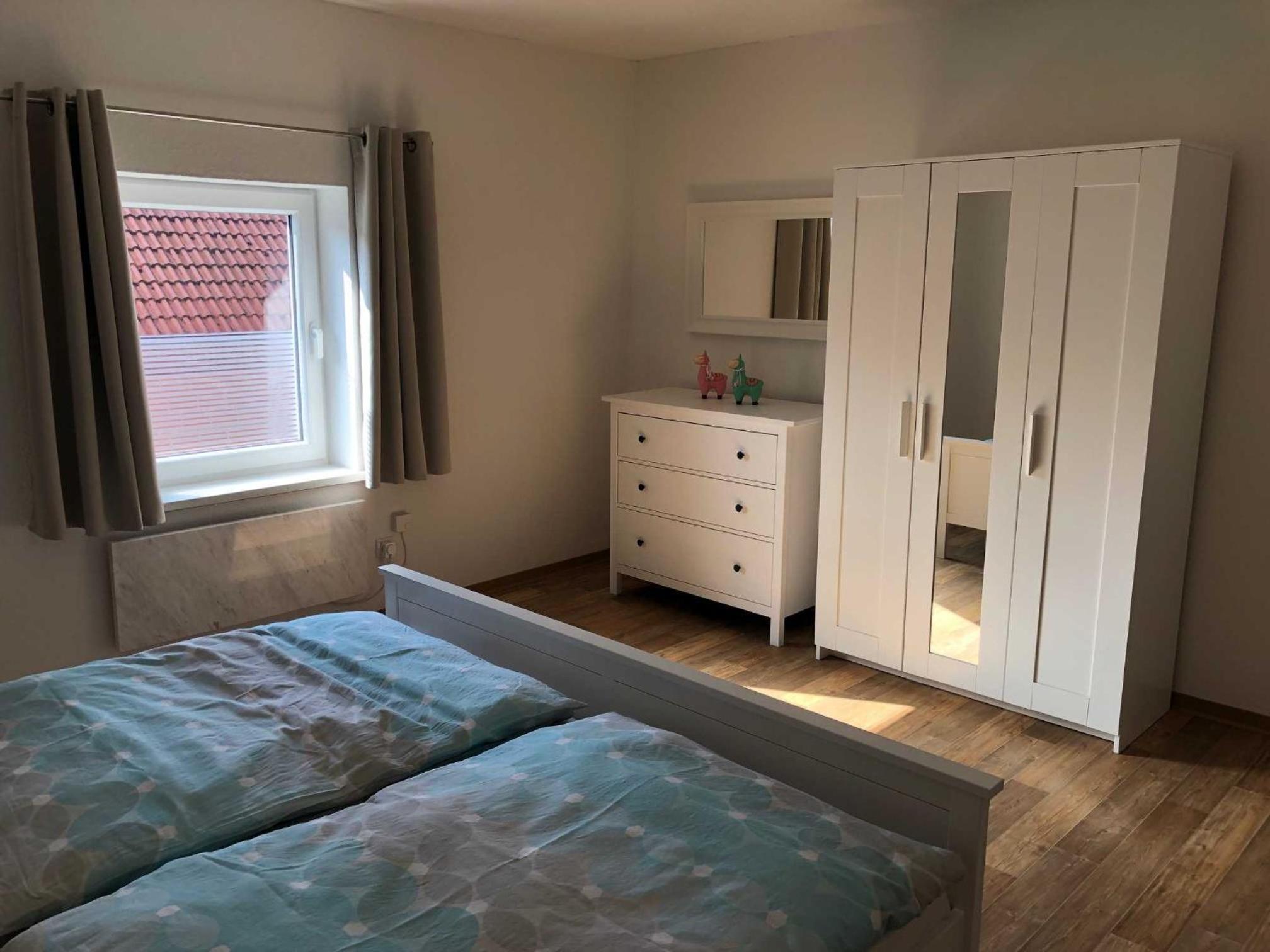 Ferienwohnung Alpakas im Nebel