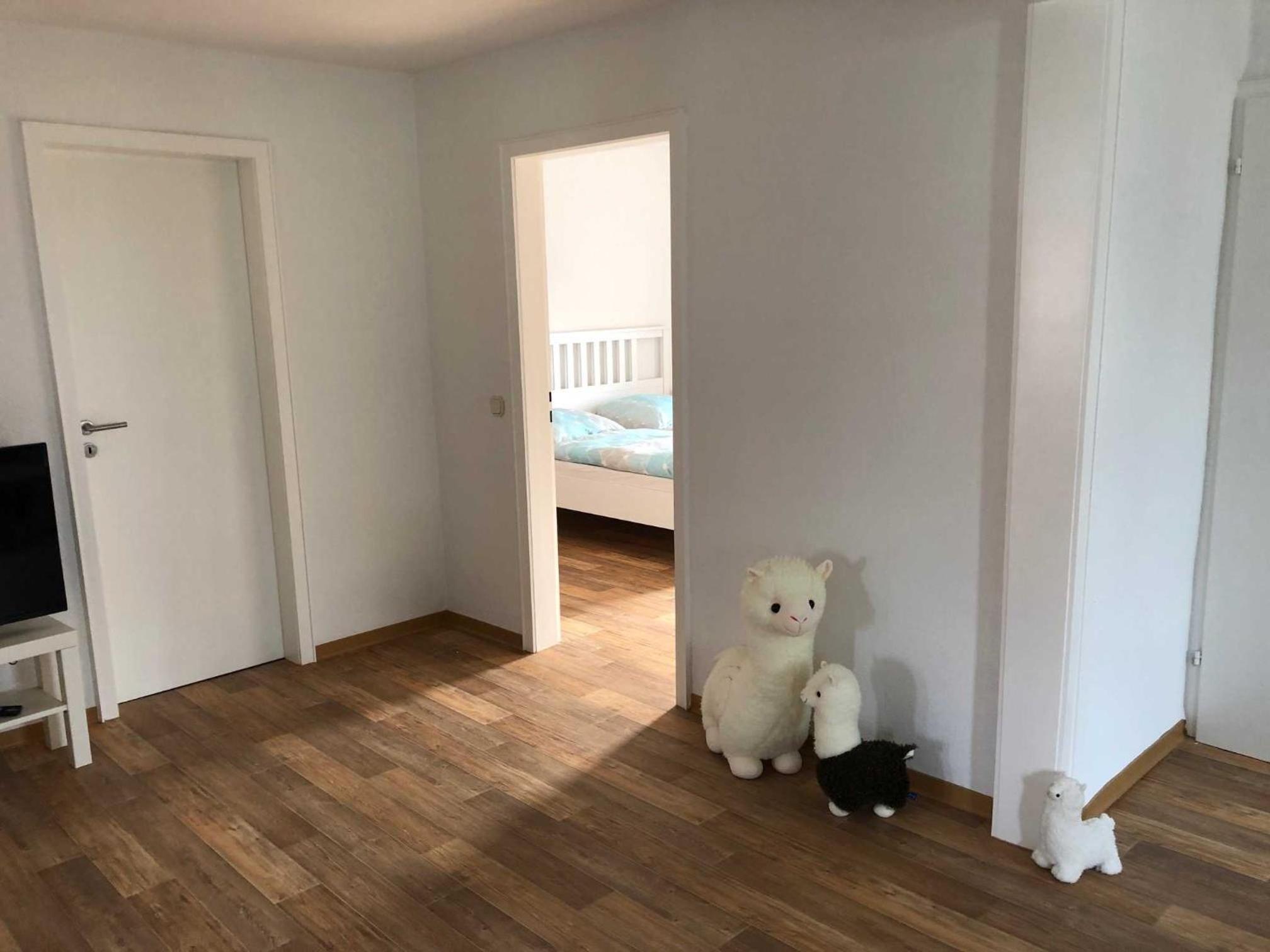 Ferienwohnung Alpakas im Nebel