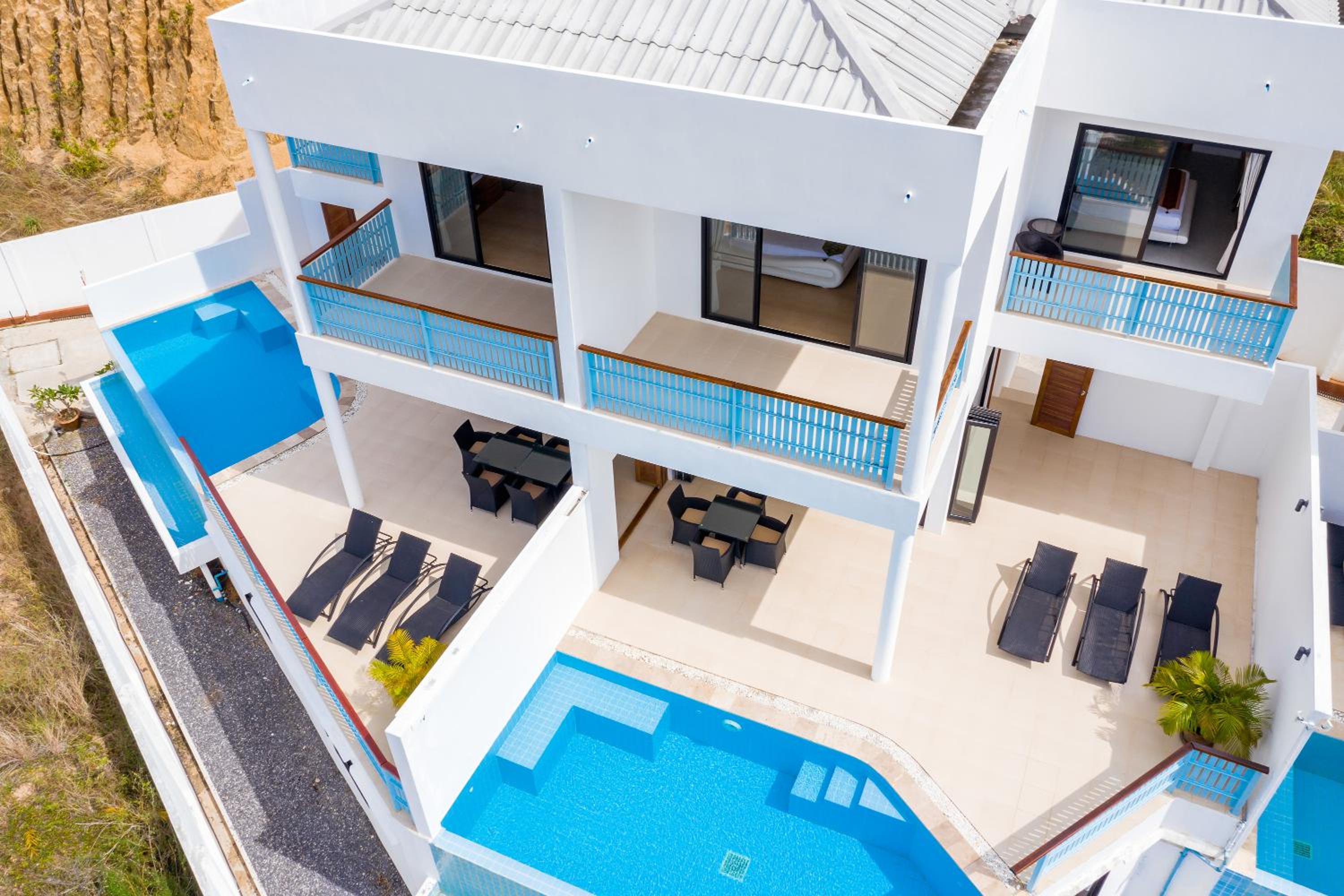 2 Bedroom Seaview Villa Plai Laem B1 SDV203-By Samui Dream Villas view 4