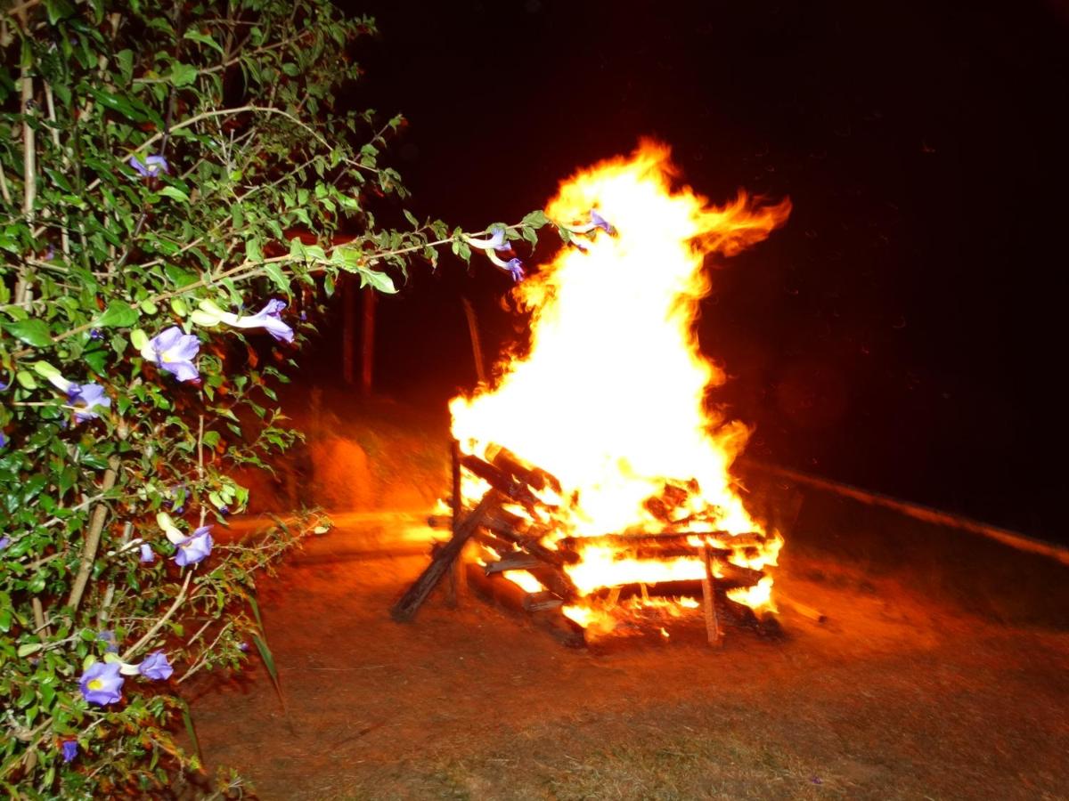 outdoor BBQ area