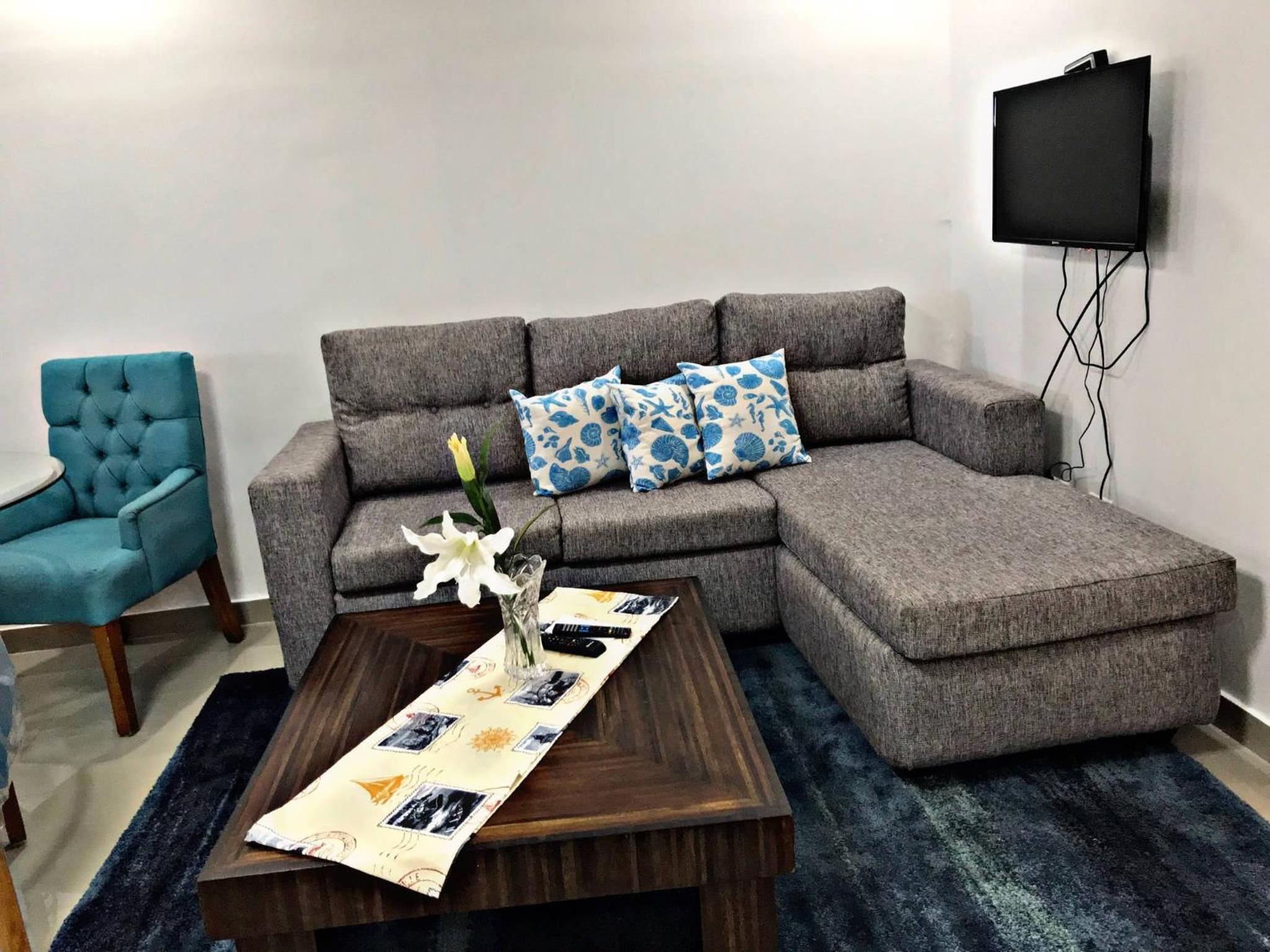 Fully Equipped New 1br Apt dt 2mins To Beach