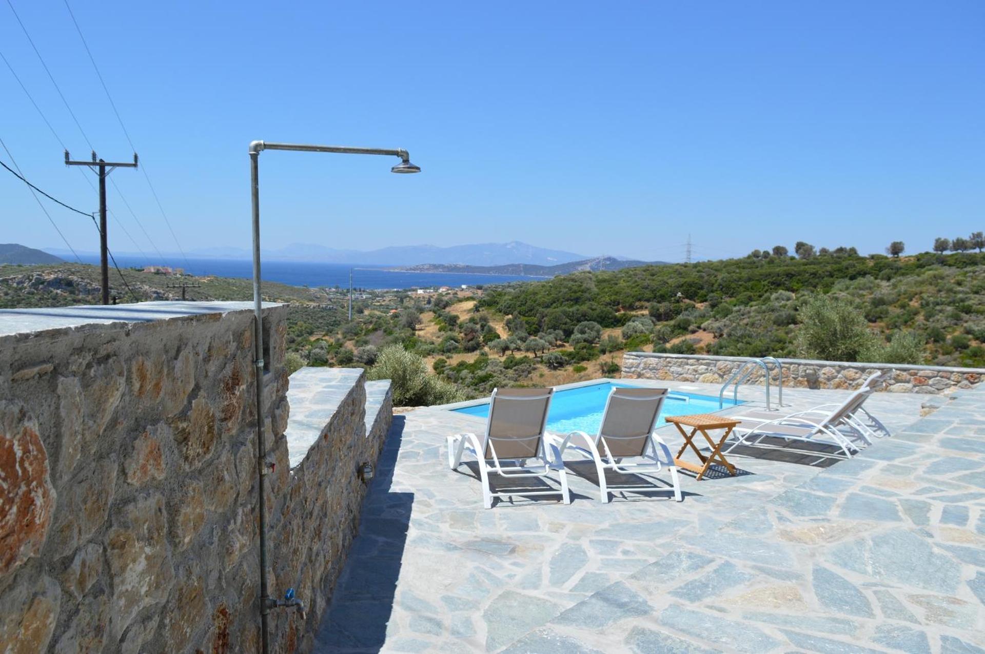 Villa Rokanes Glass Stone with Pool view 3