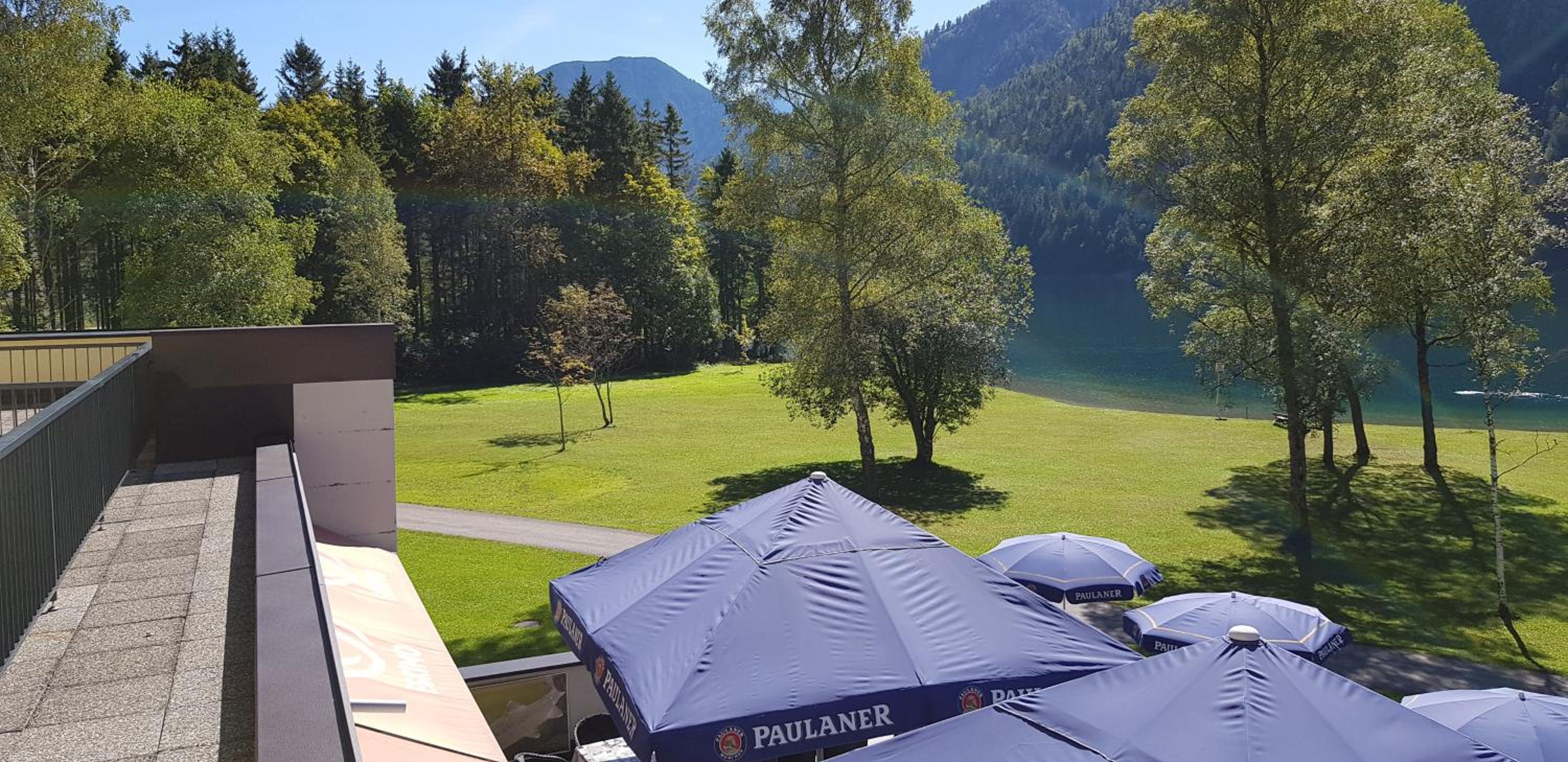 outdoor BBQ area