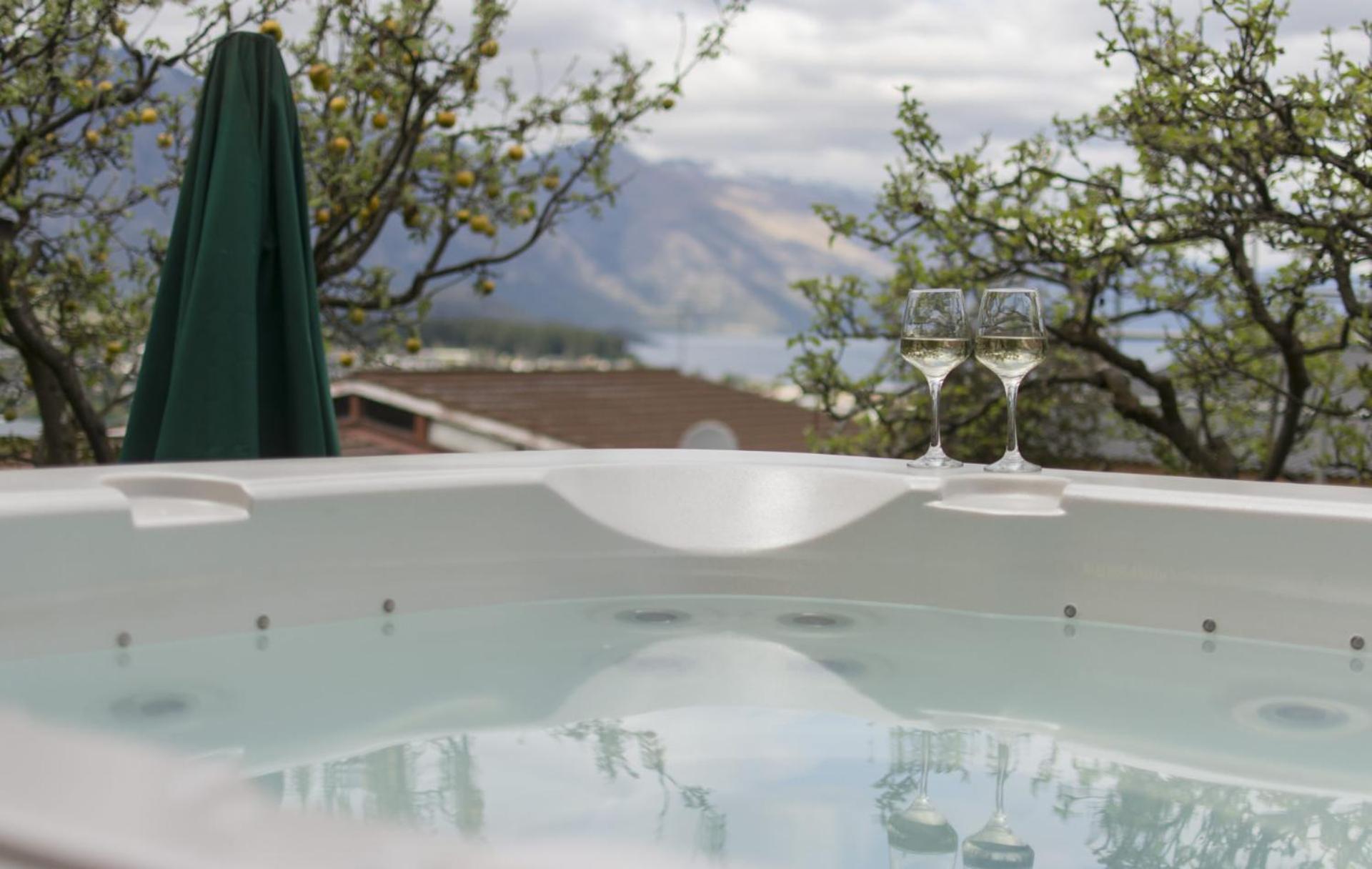 Panoramic Farmhouse theme with shared spa pool view 3