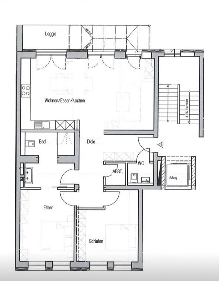 Koblenz Süd exklusive und zentrale Designer Wohnung view 2