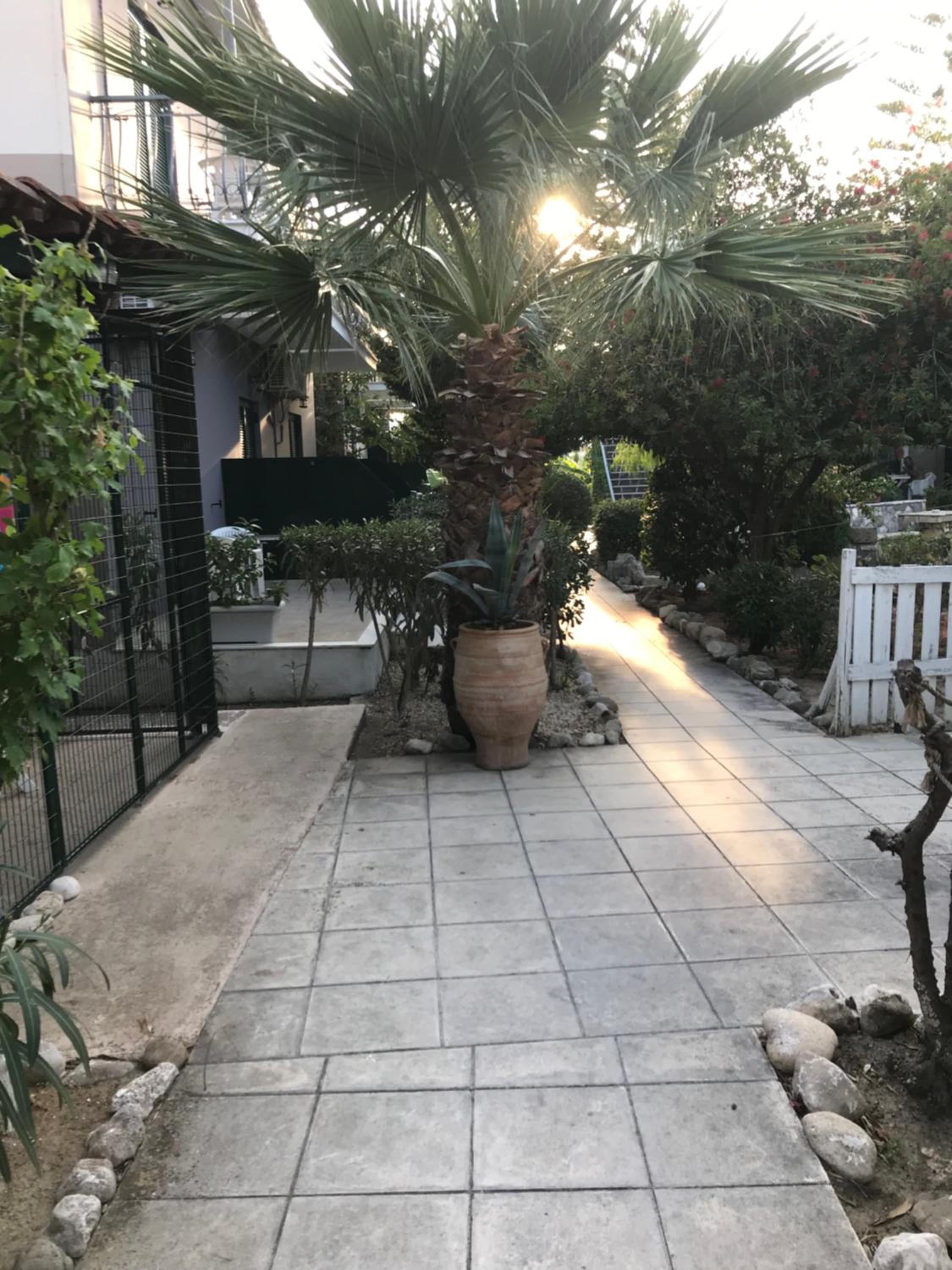 outdoor BBQ area