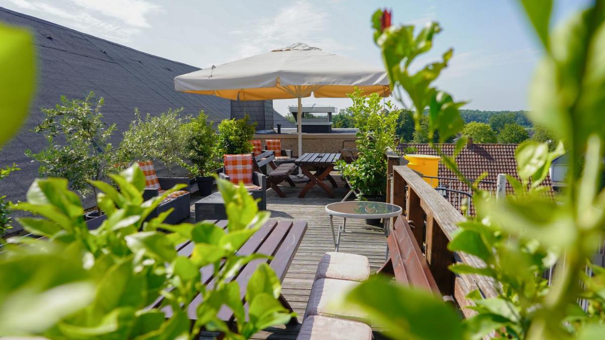 outdoor BBQ area