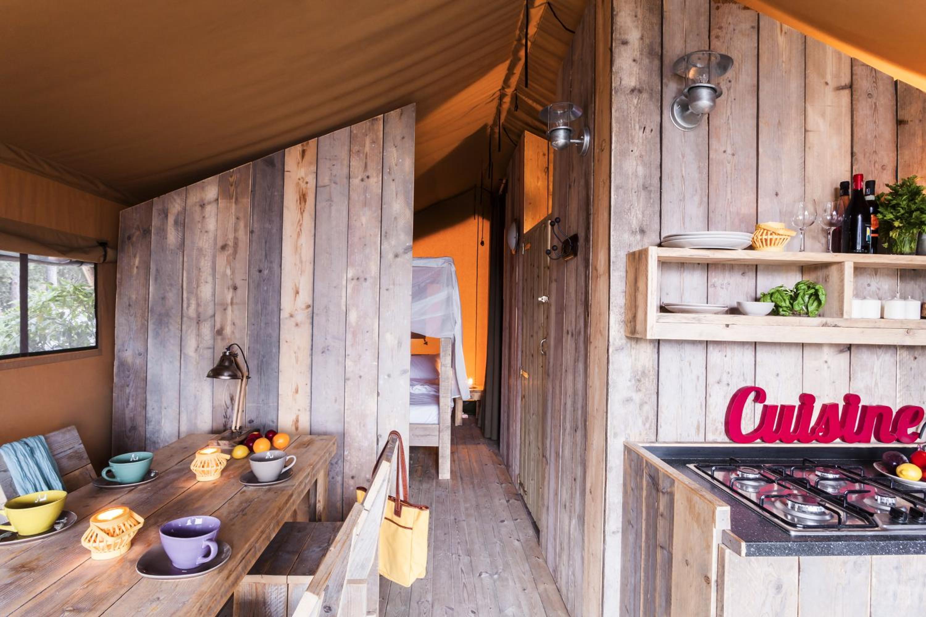 outdoor BBQ area
