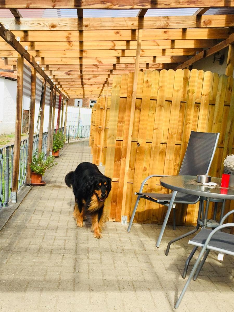outdoor BBQ area