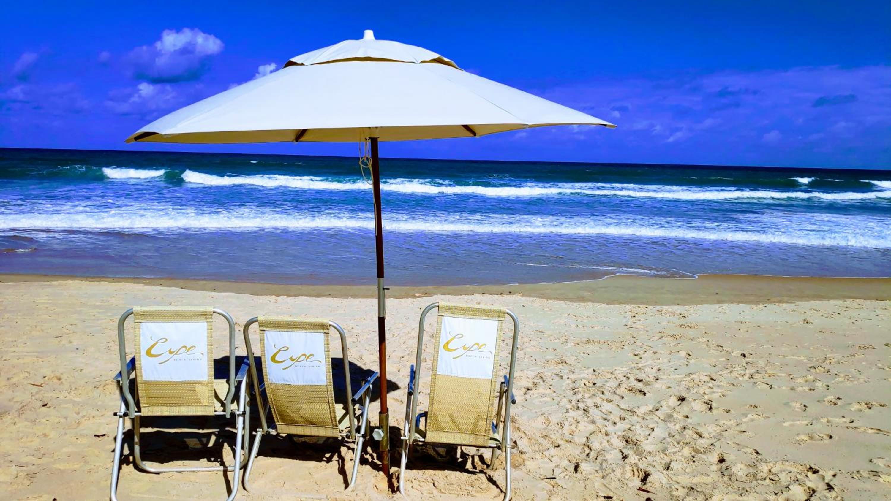 Flat Térreo Beira-Mar no resort Cupe Beach Living em Porto de Galinhas