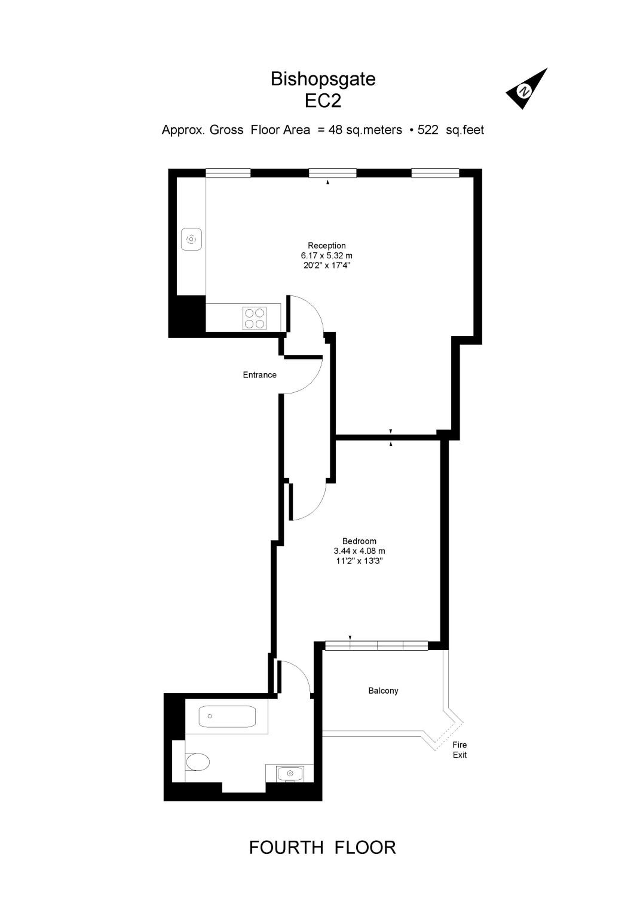 Apartment 4, 48 Bishopsgate by City Living London