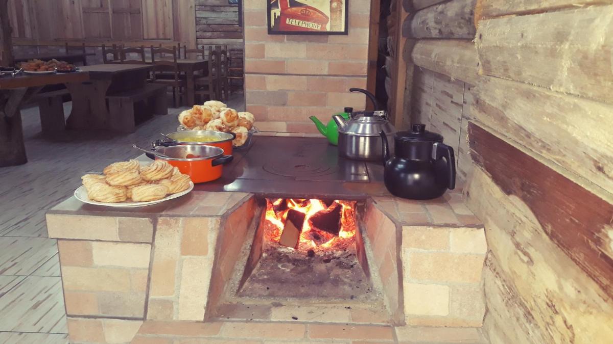 outdoor BBQ area