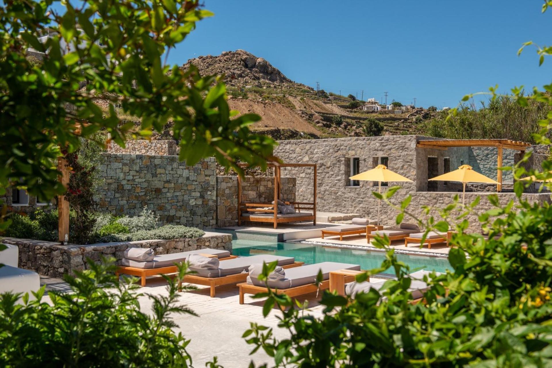outdoor BBQ area
