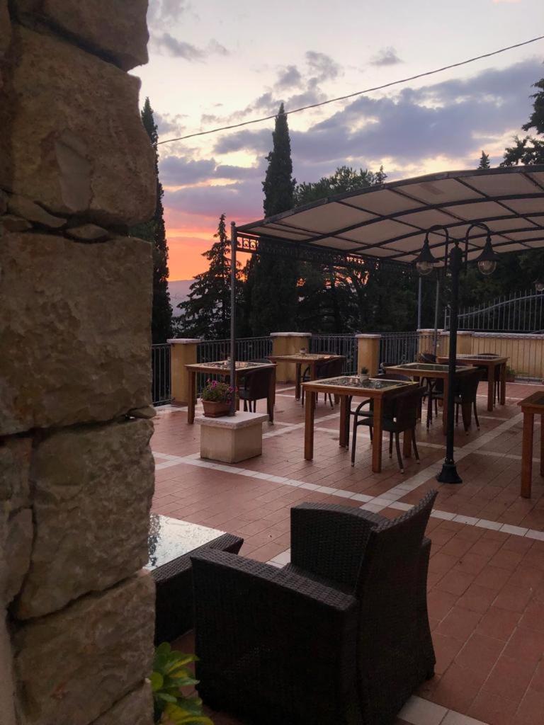 outdoor BBQ area