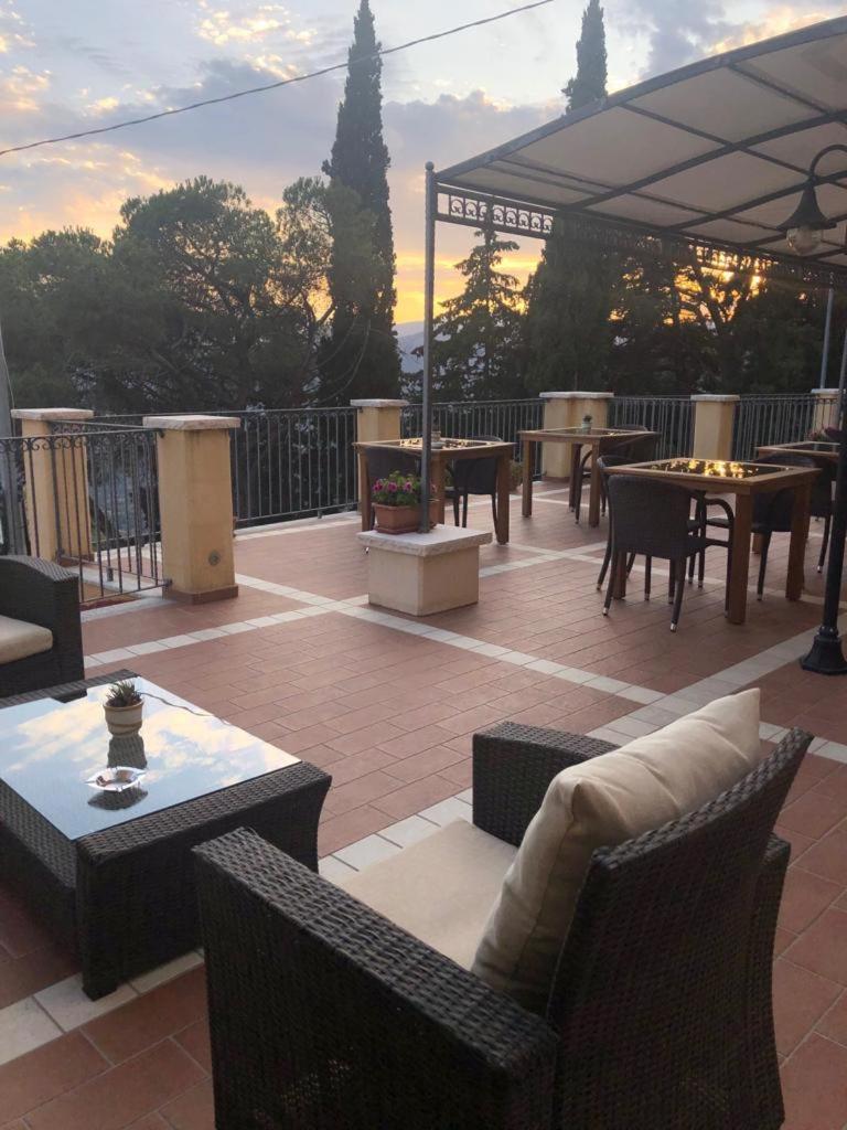 outdoor BBQ area