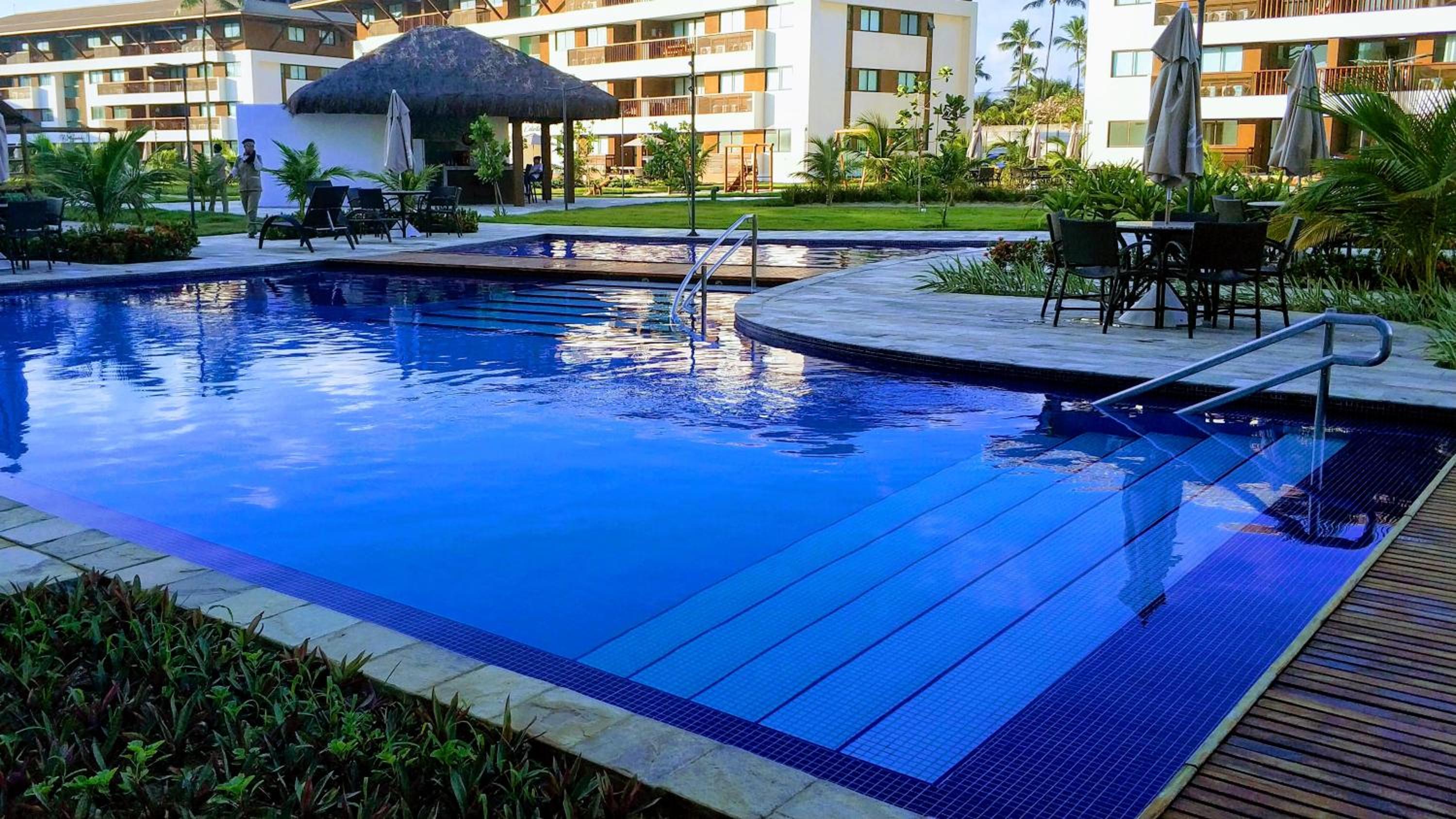 Flat Térreo Beira-Mar no resort Cupe Beach Living em Porto de Galinhas
